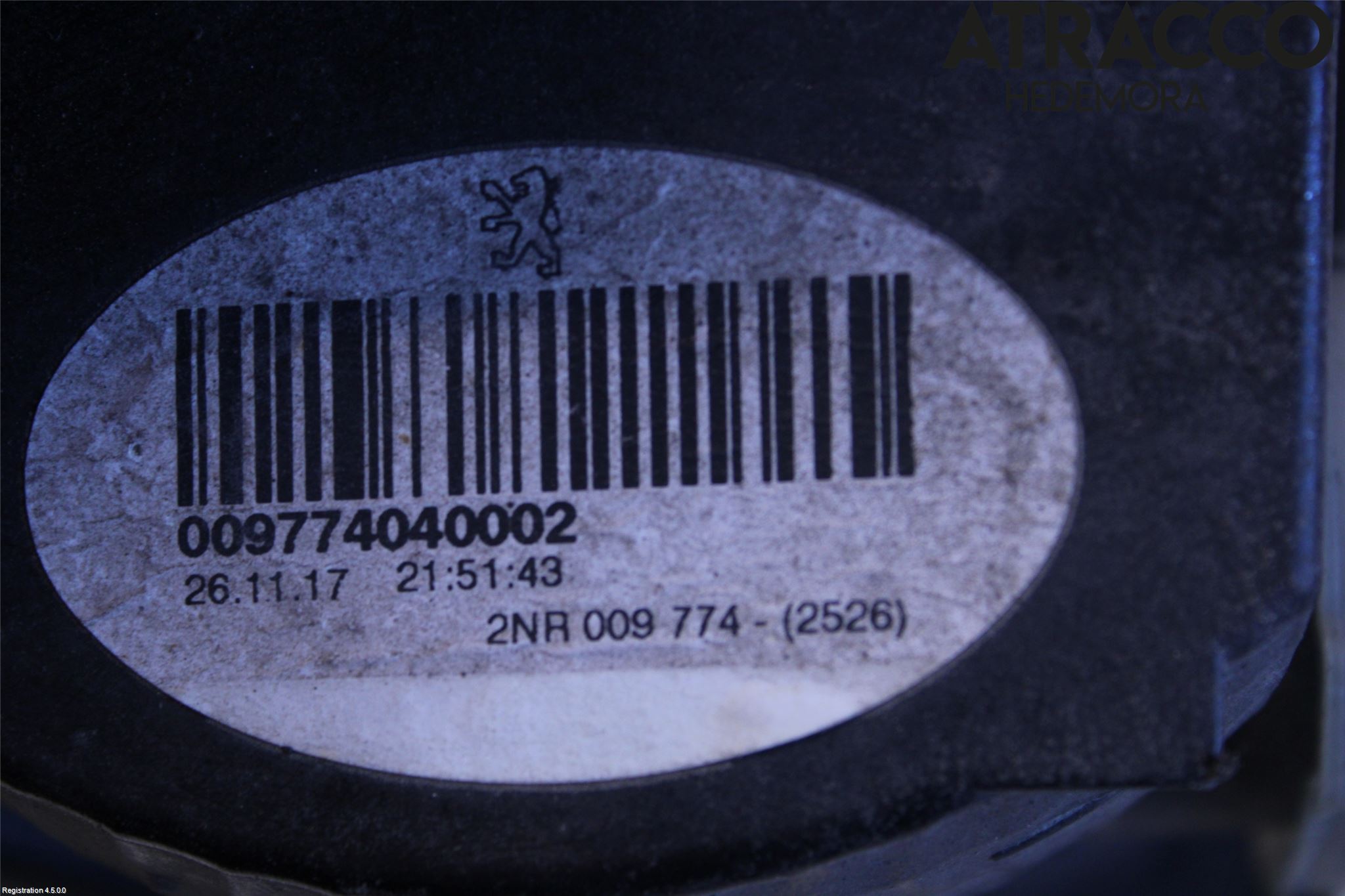 Peugeot 2008 13-20 Dimljus/Reflex Bak