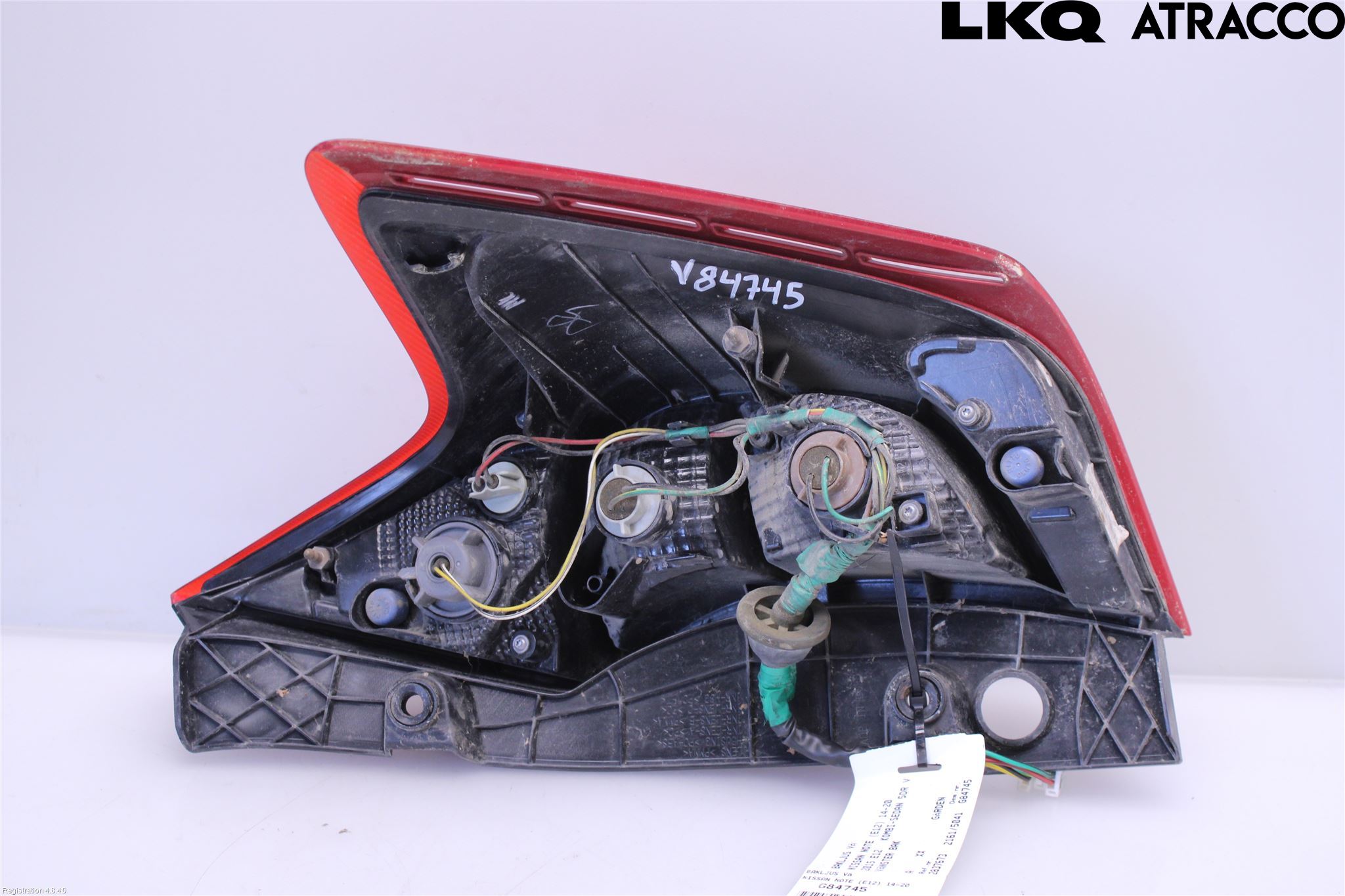 Nissan NOTE E12 14-20 Bakljus Vänster