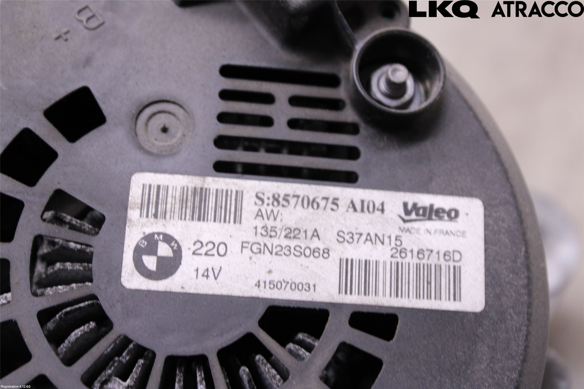 BMW 4 F32/F33/F82/F83 13-20 Generator