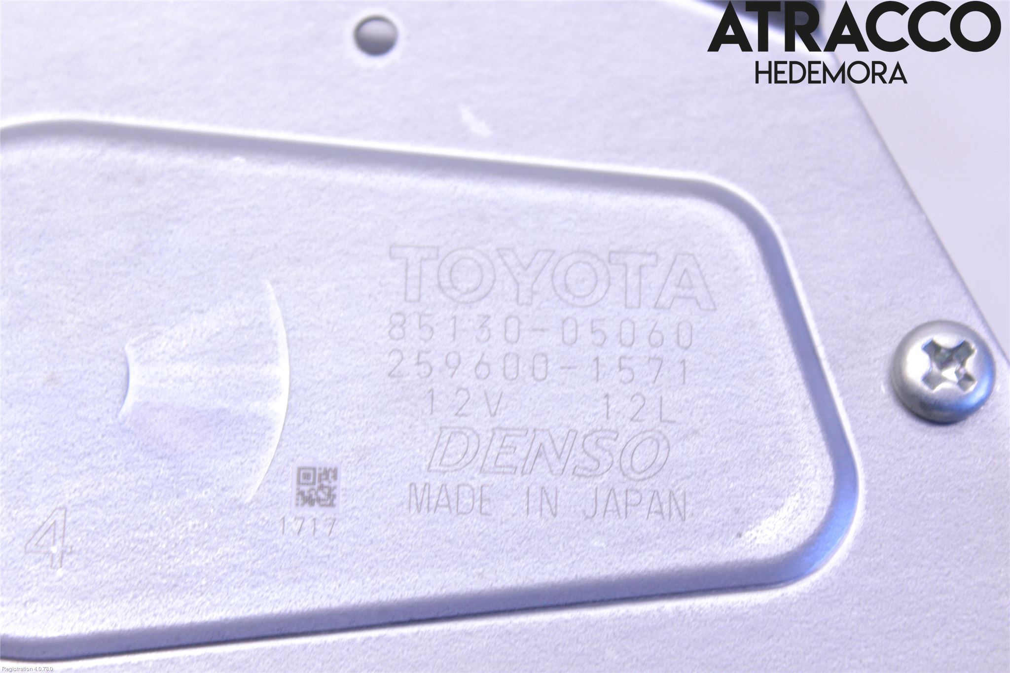 Toyota AVENSIS 09-15 Torkarmotor Baklucka