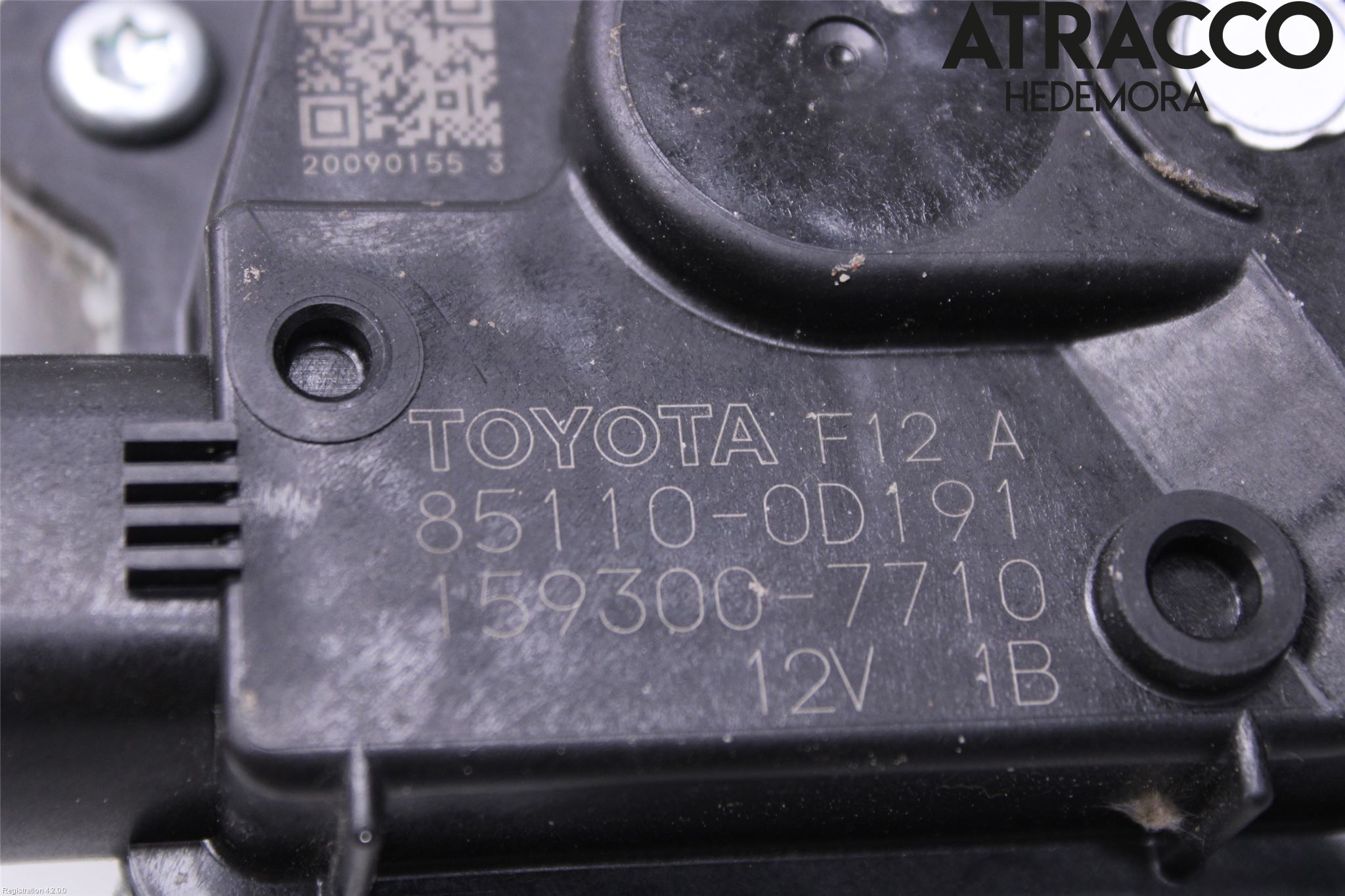 Toyota YARIS XP130 15-20 Torkarmotor Vindruta
