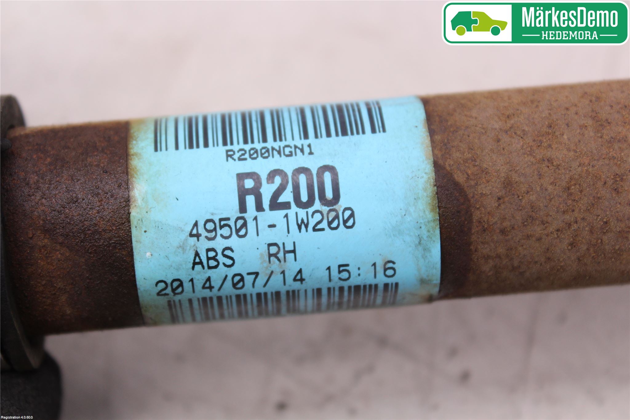 Kia RIO 12-16 Drivaxel Fram Höger