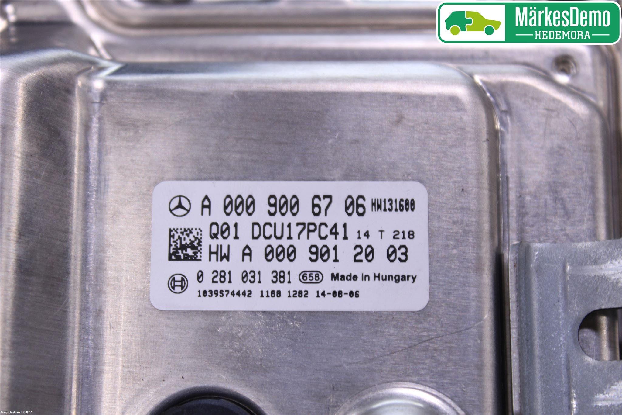 Mercedes-Benz MB C-KLASS (W205) 14-21 Styrenhet Avgasrening
