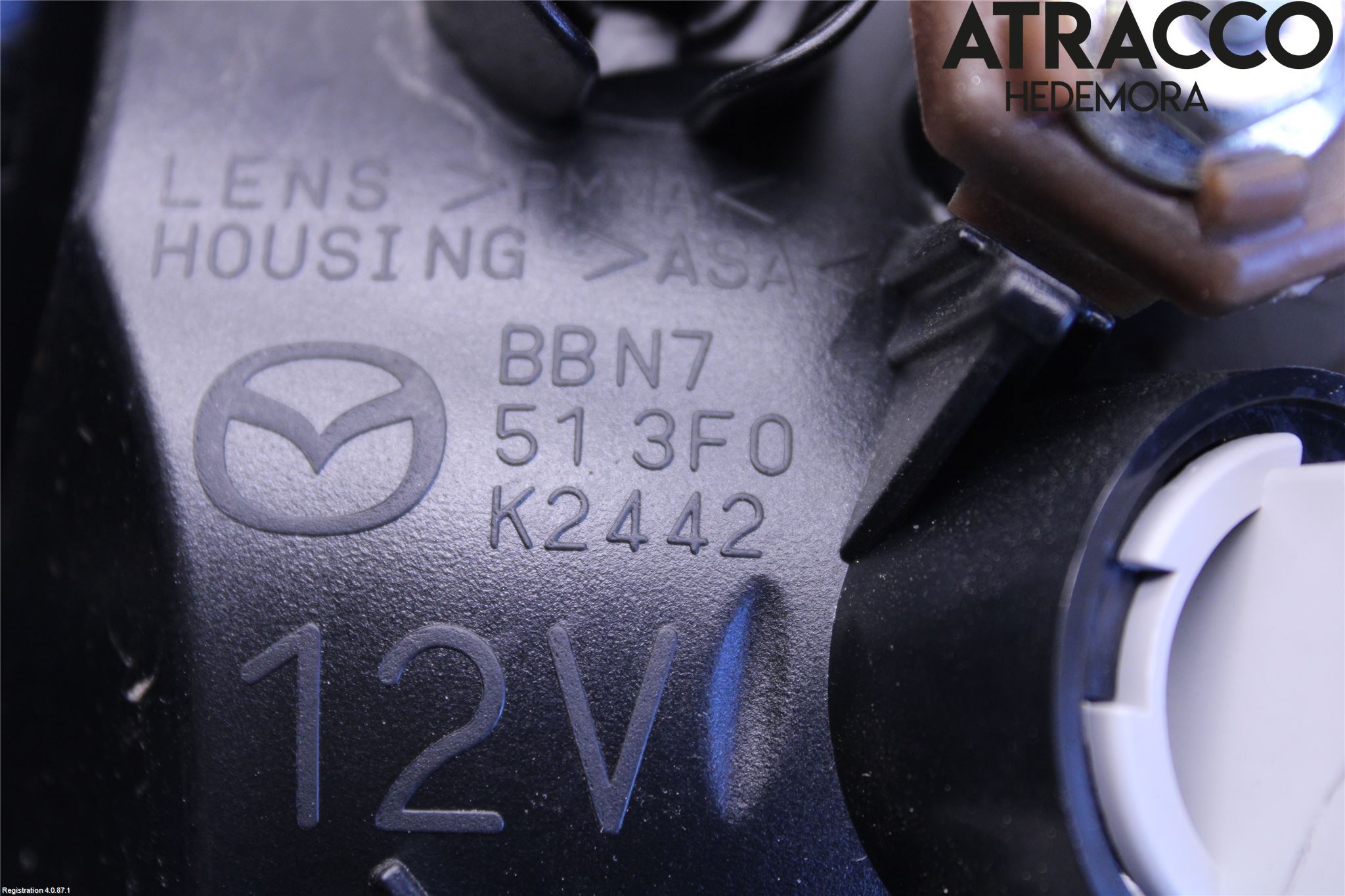 Mazda 3 II 09-13 Bakljus Lucka Hö