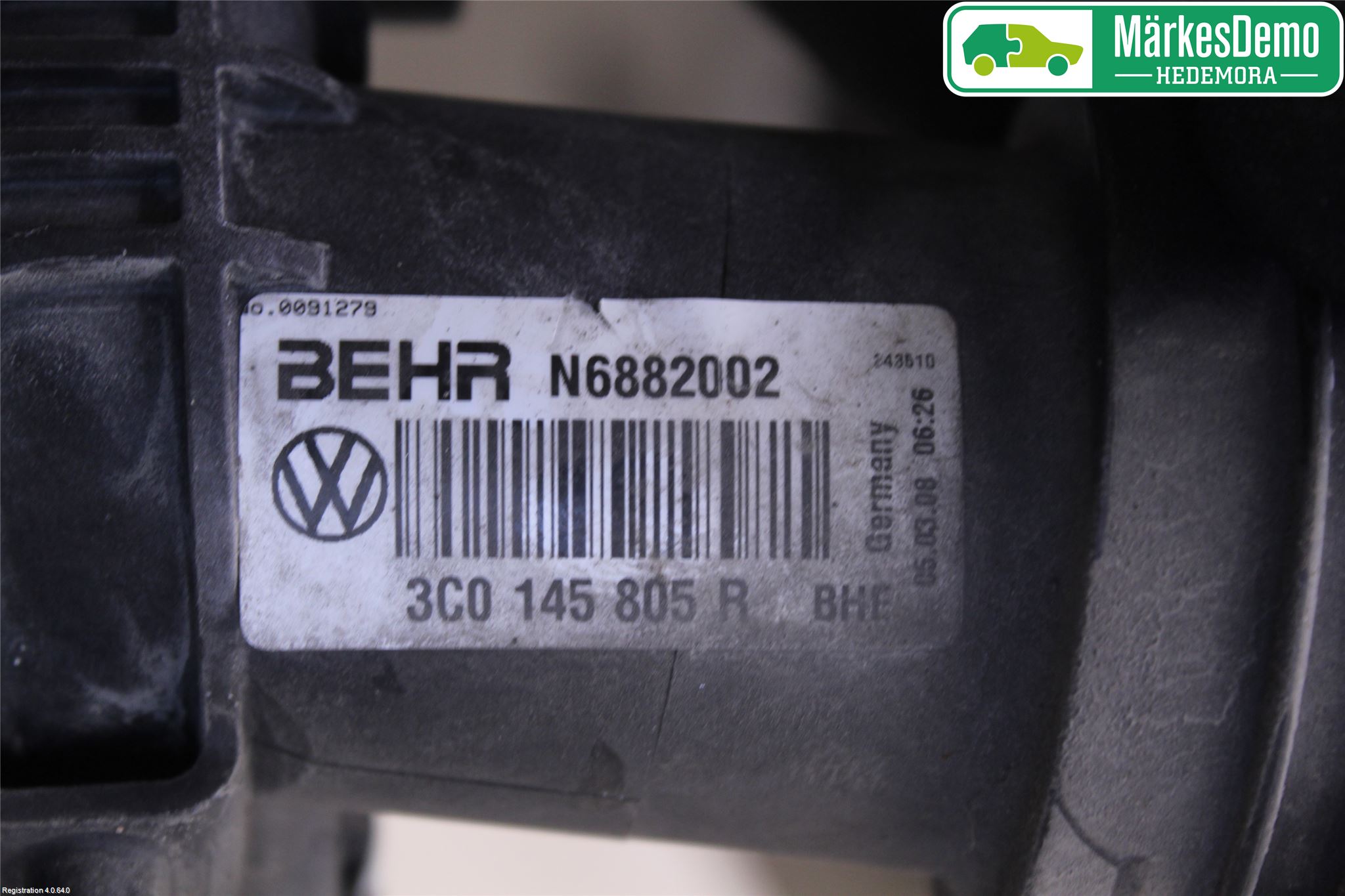 Volkswagen VW PASSAT 05-11 Laddluft-Intercooler Kyl