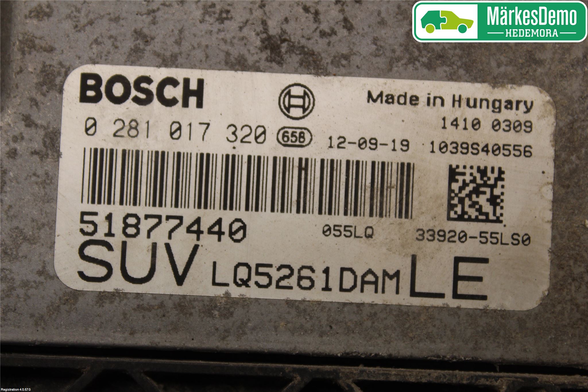 Suzuki SX4 10-13 Styrenhet Insprut Bensin