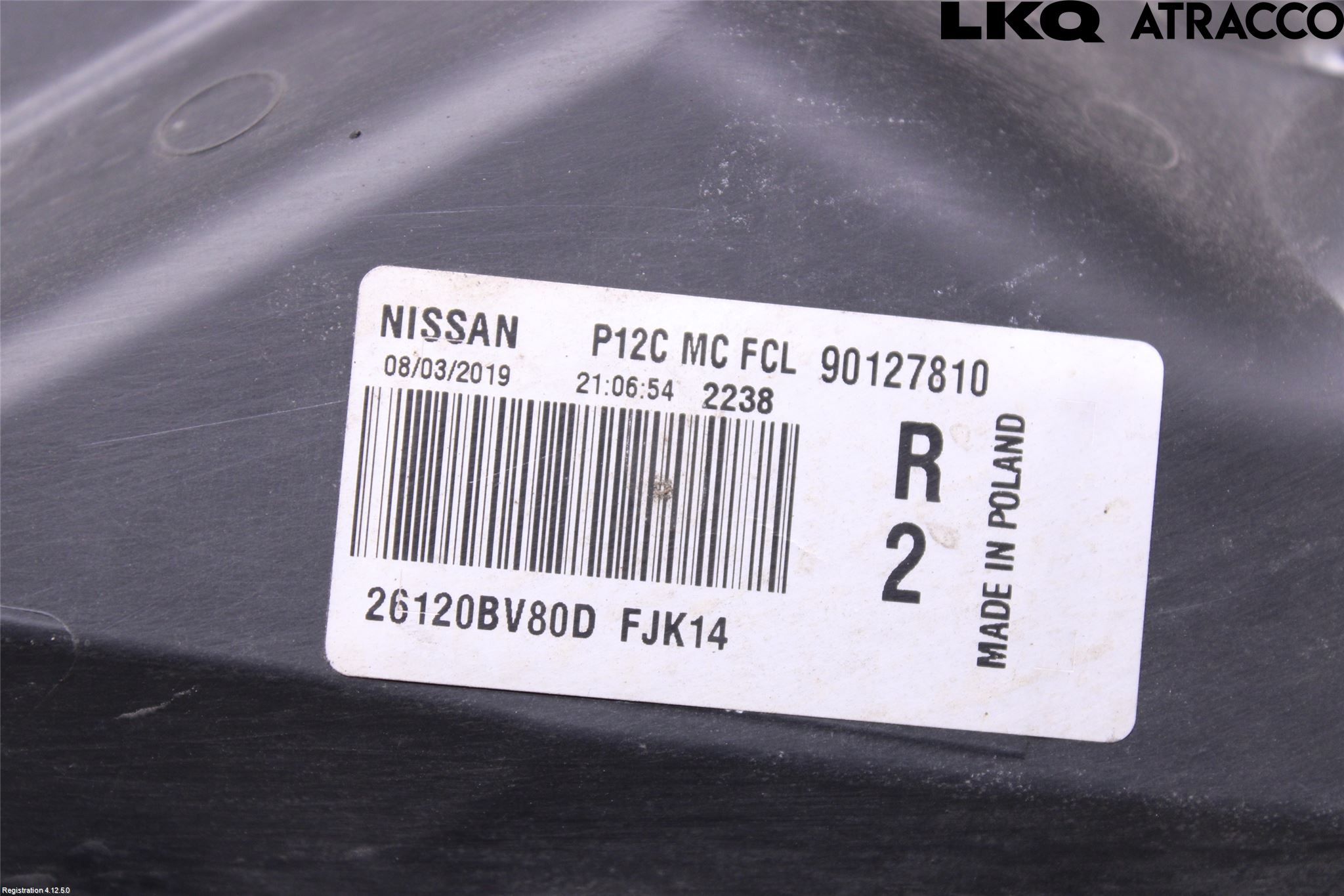 Nissan JUKE 14-19 Positionsljus Fram Hö