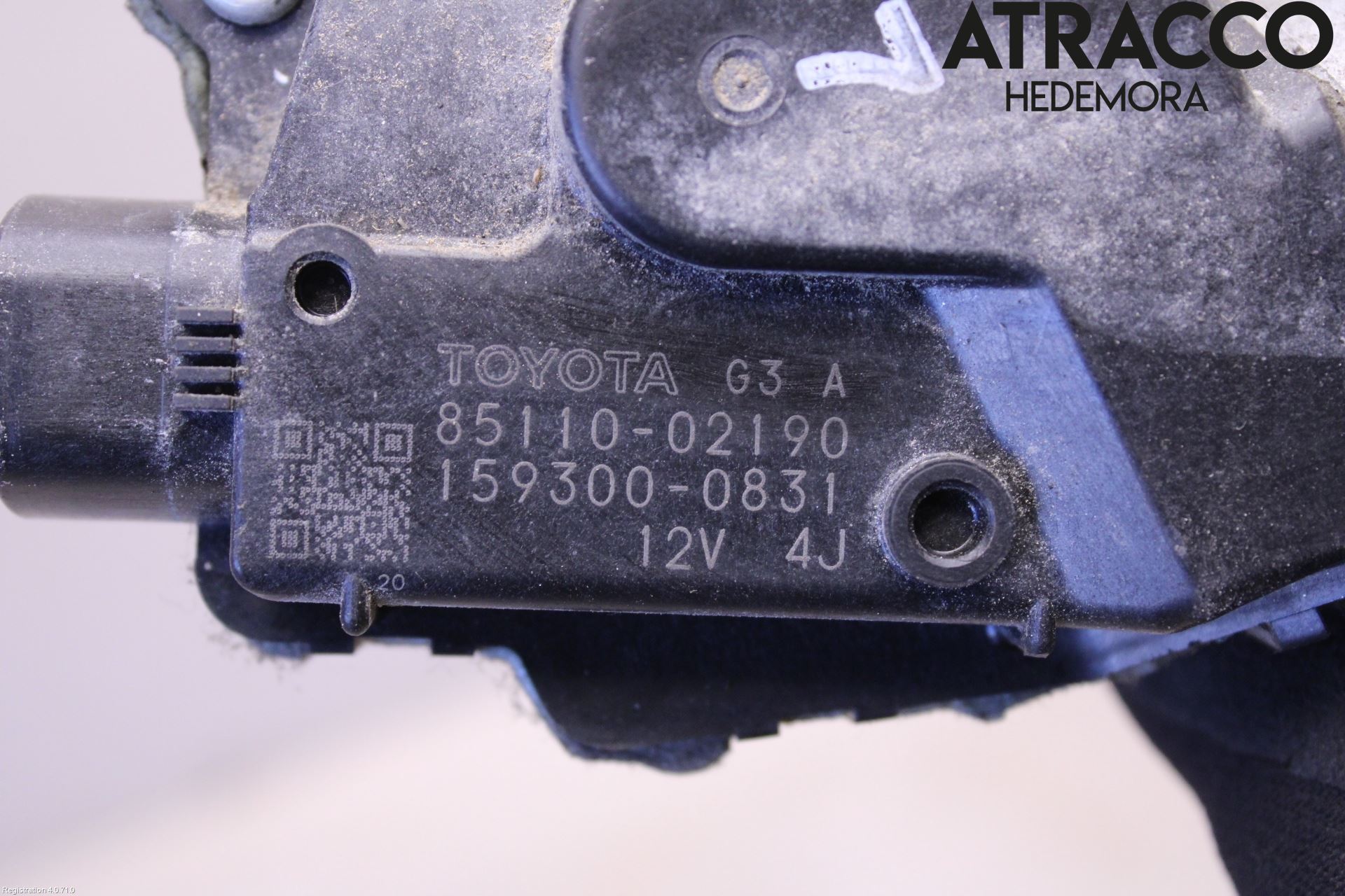 Toyota AURIS 07-09 Torkarmotor Vindruta