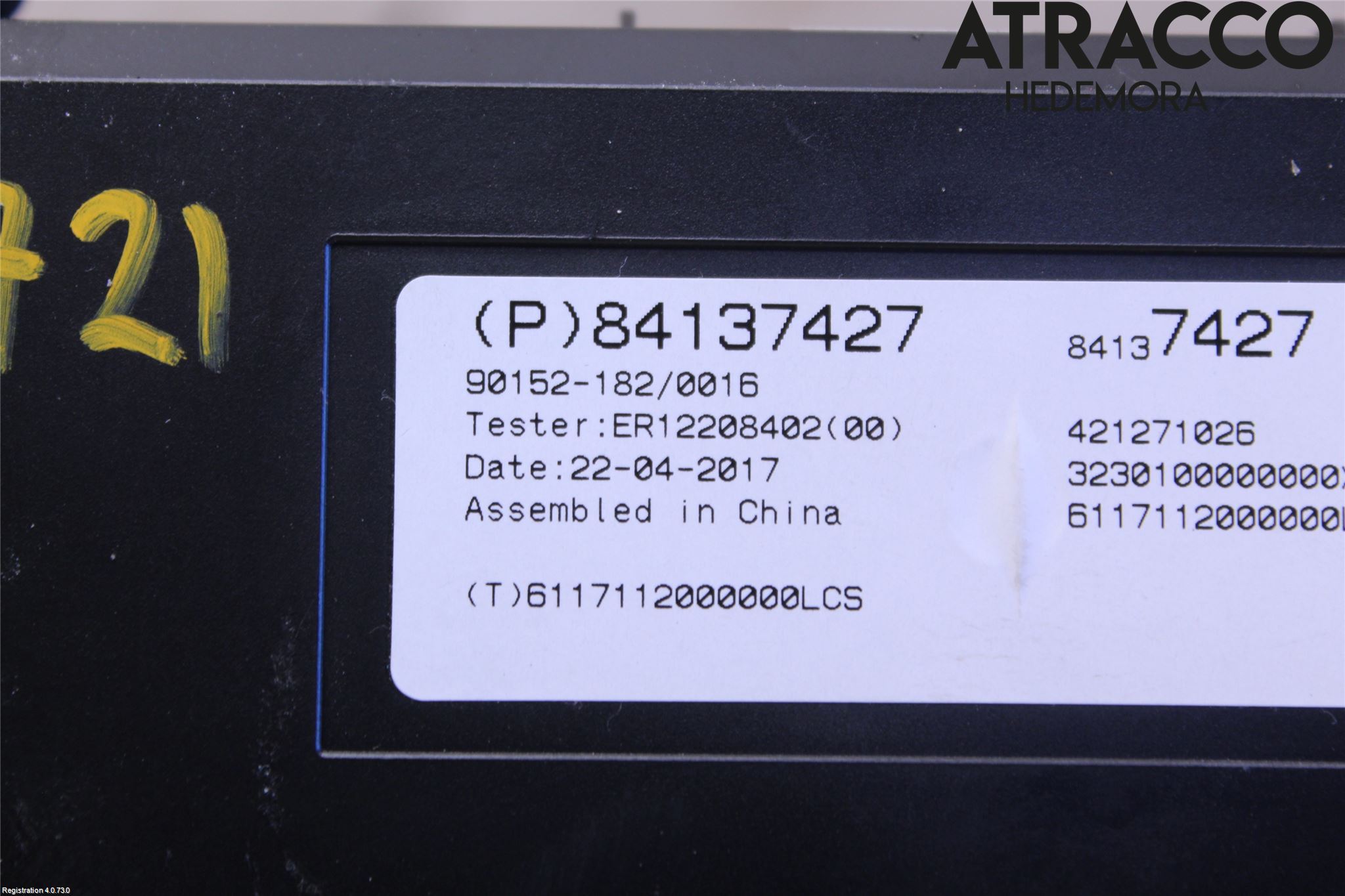 Opel INSIGNIA 17- Styrenhet Övrigt