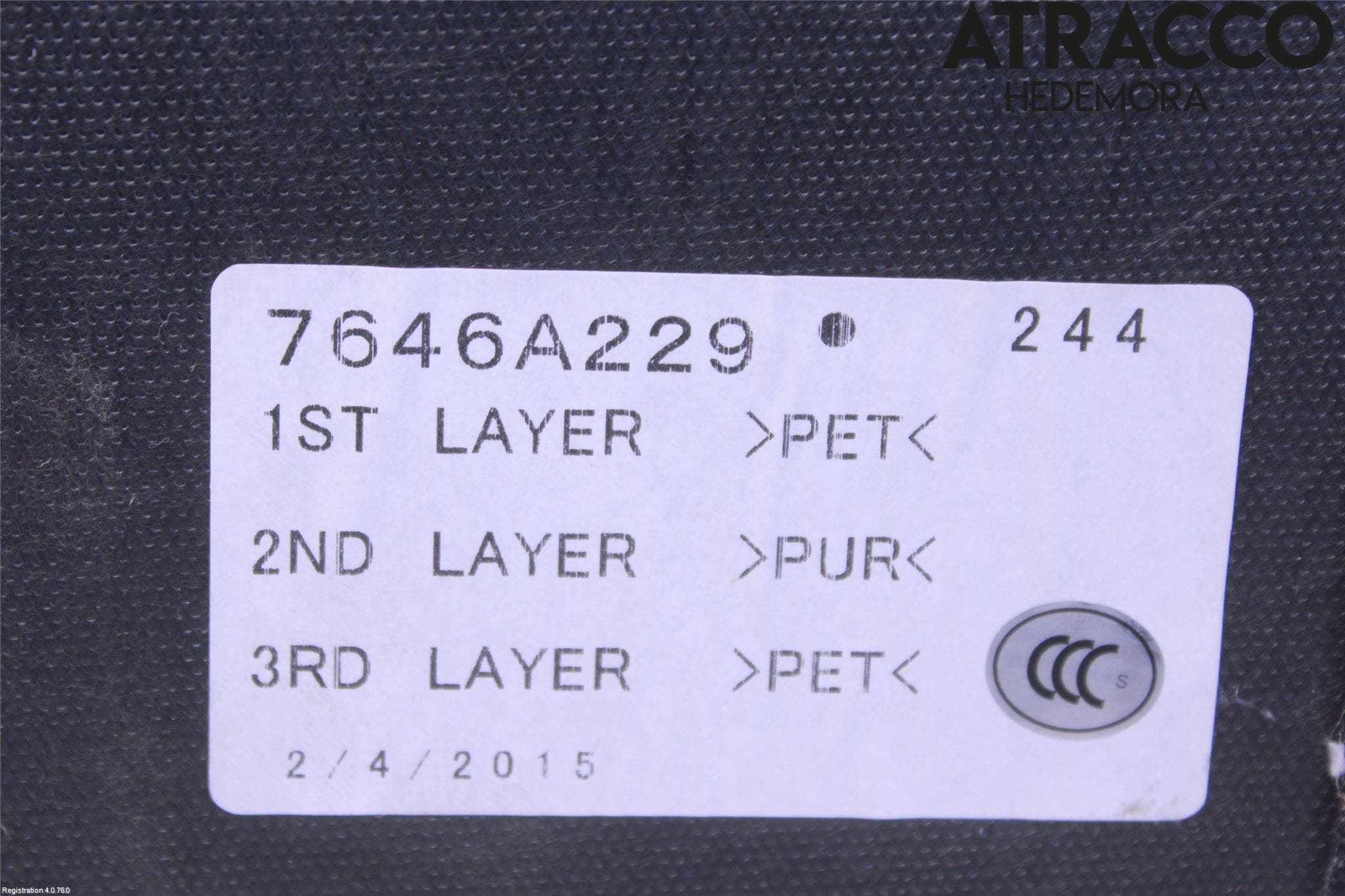 Mitsubishi ASX 10-22 Bagage Golv