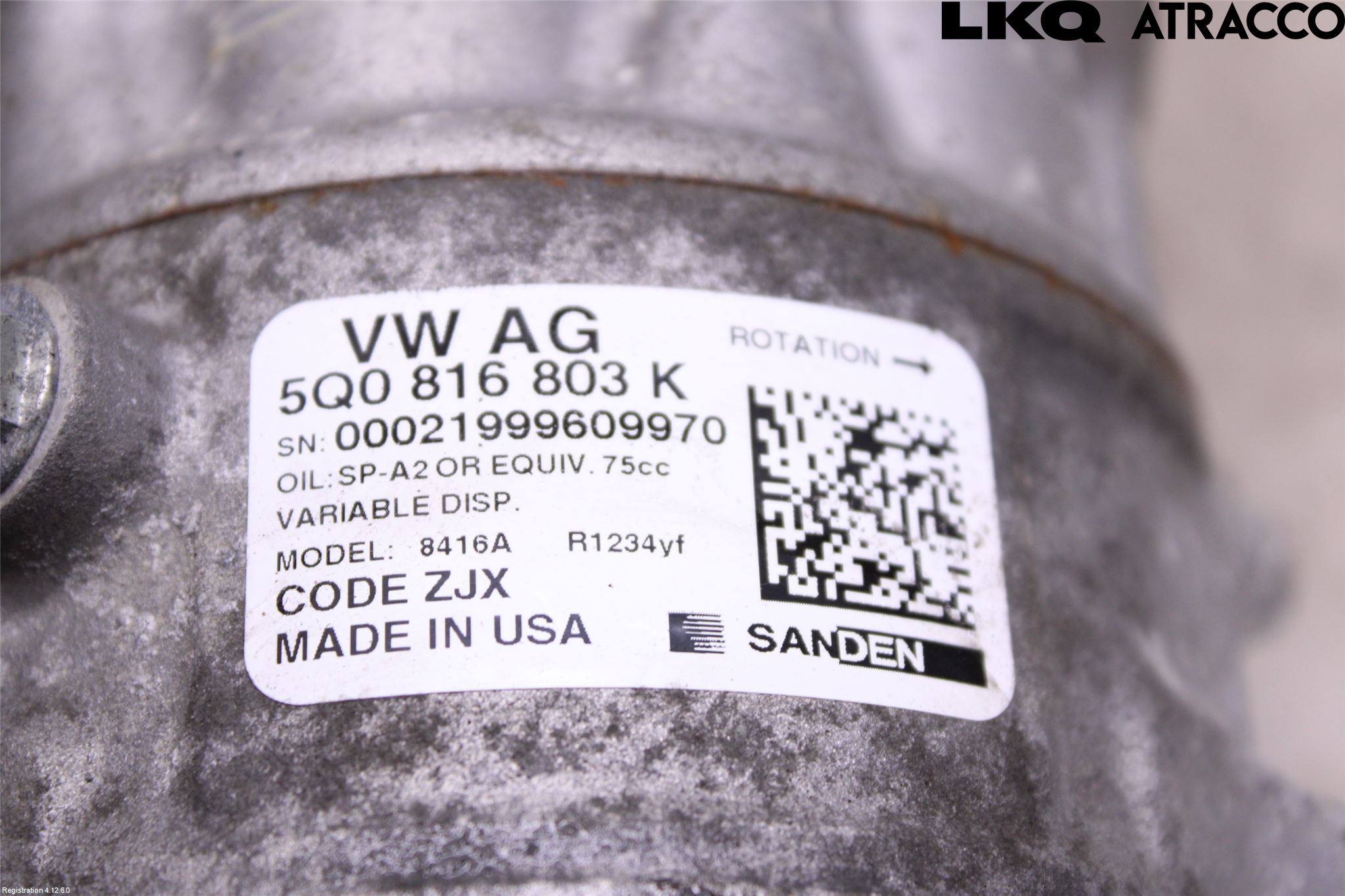 Volkswagen VW TIGUAN ALLSPACE 18- Ac Kompressor