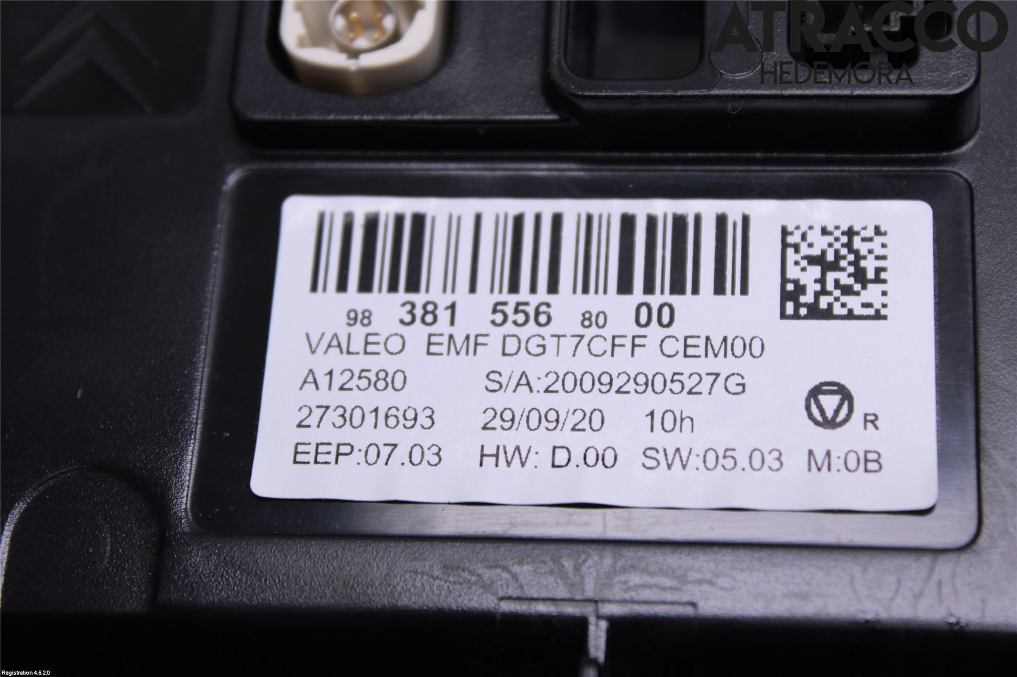 Peugeot 308 14-21 Multifunktionsdisplay