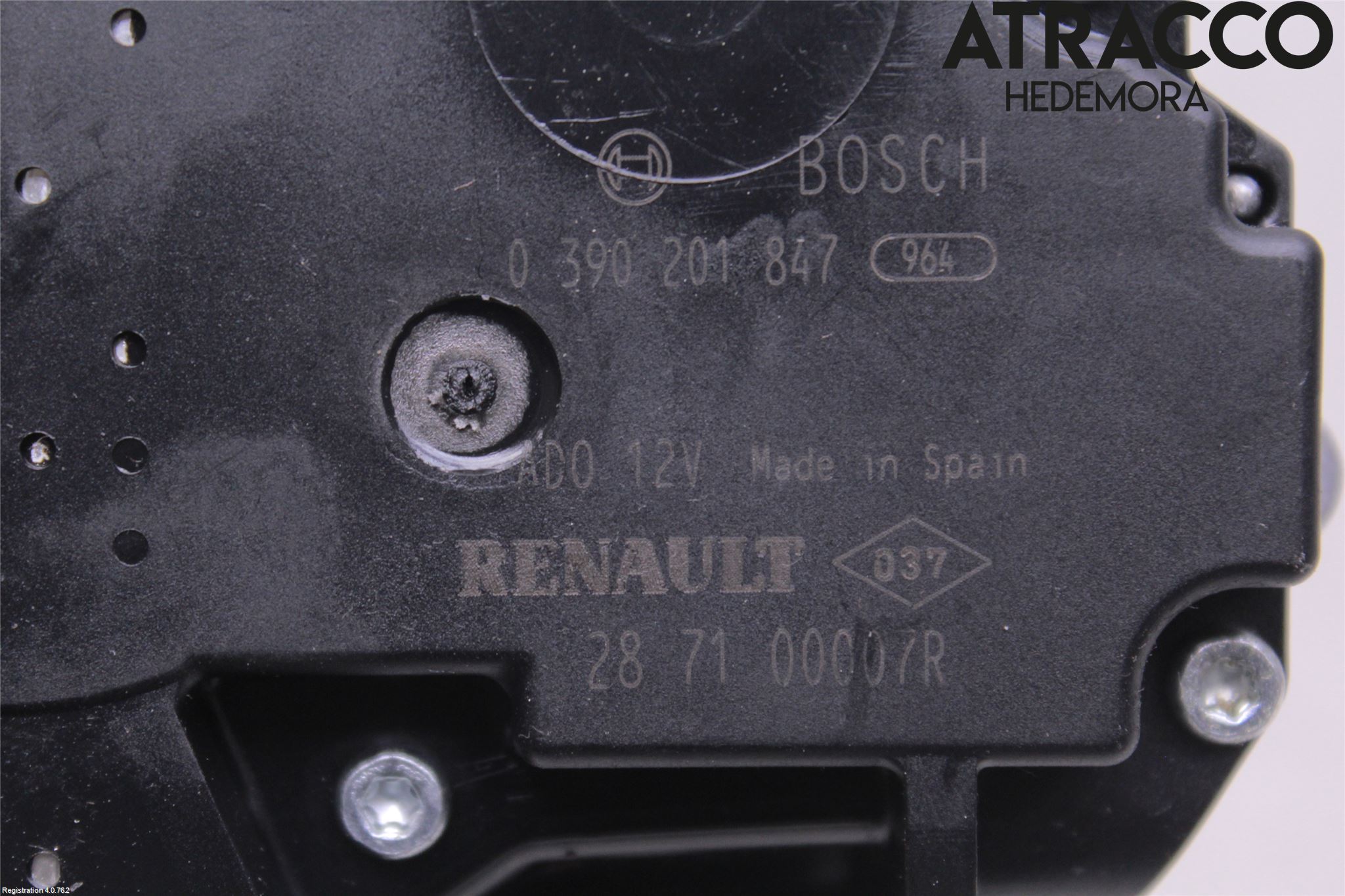 Renault MEGANE III 09-15 Torkarmotor Baklucka