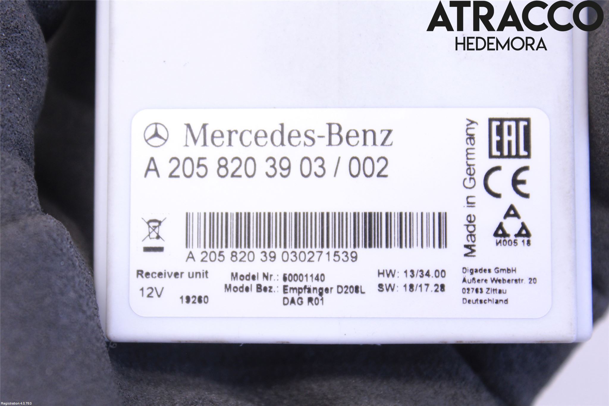 Mercedes-Benz MB E-KLASS (W213) 16-23 Styrenhet Bensin-Dieselvärmare