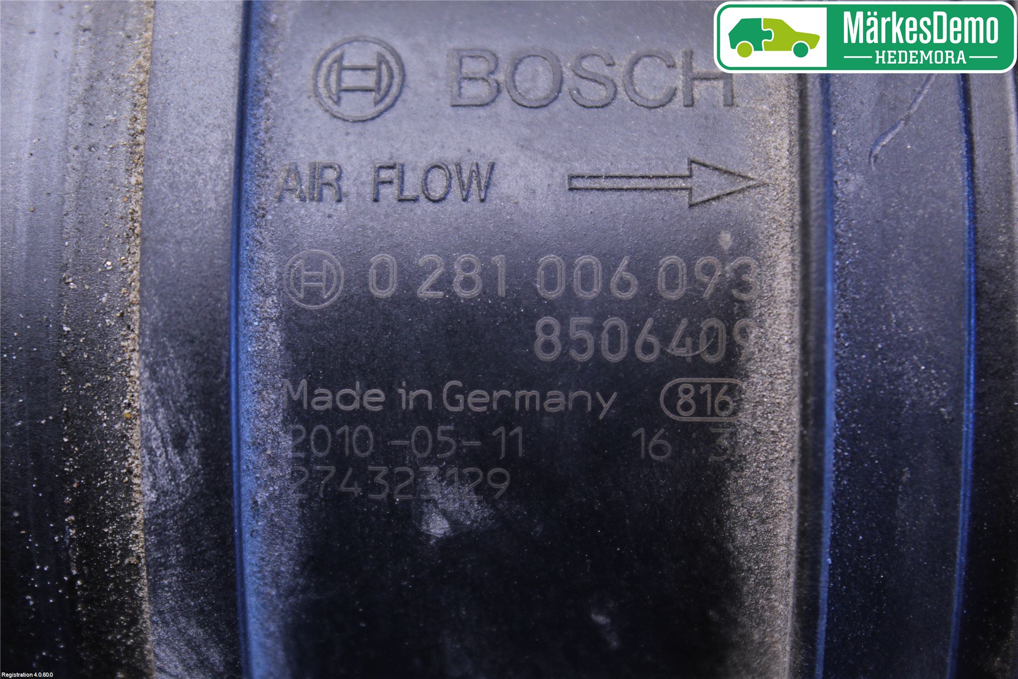 BMW 3 E90/91 SED/TOU 05-12 Injluftmassamätare