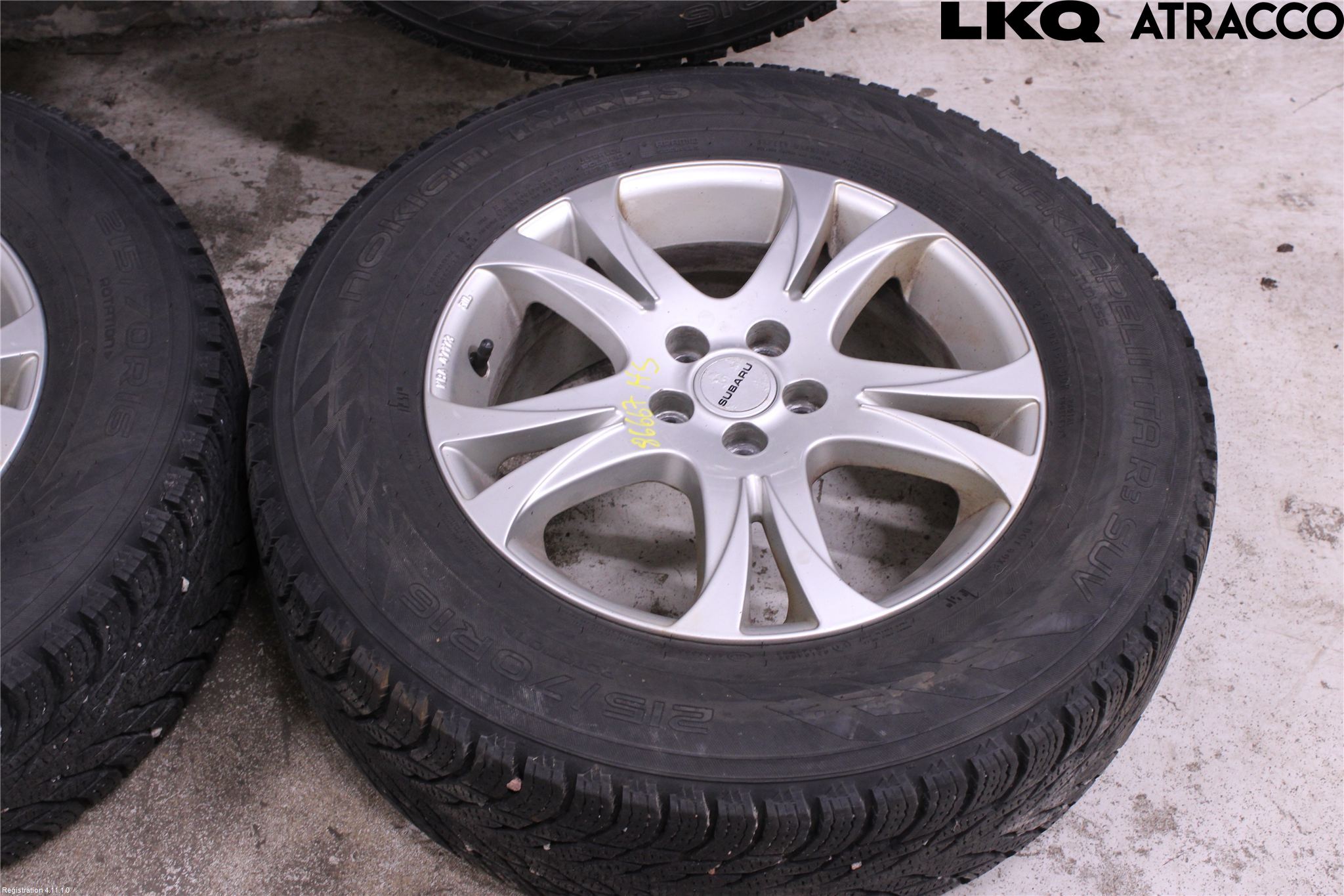 Subaru OUTBACK 10-15 Vinterdäck Alumfälg 4St