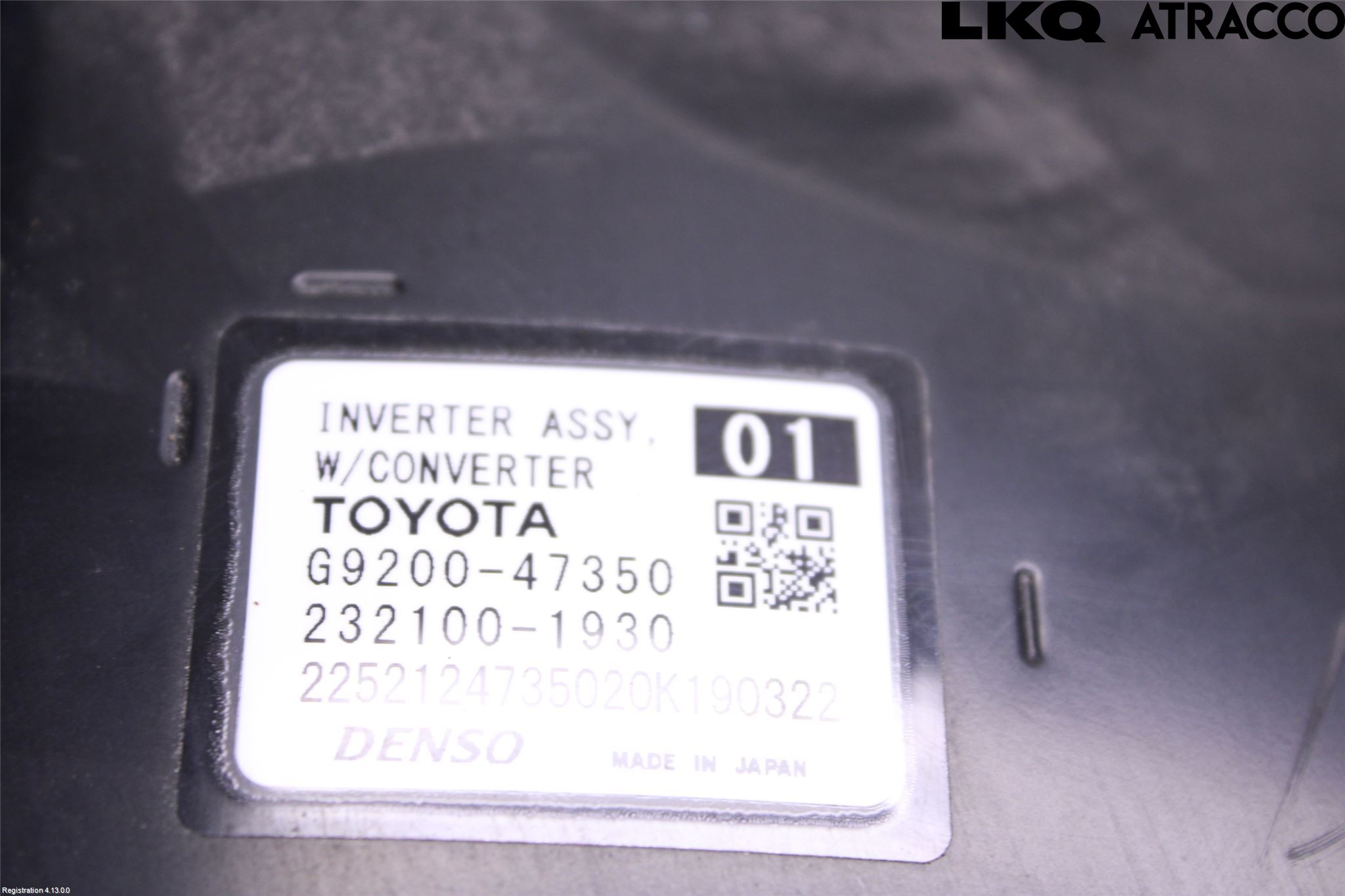 Toyota COROLLA 19- Inverter Hybrid