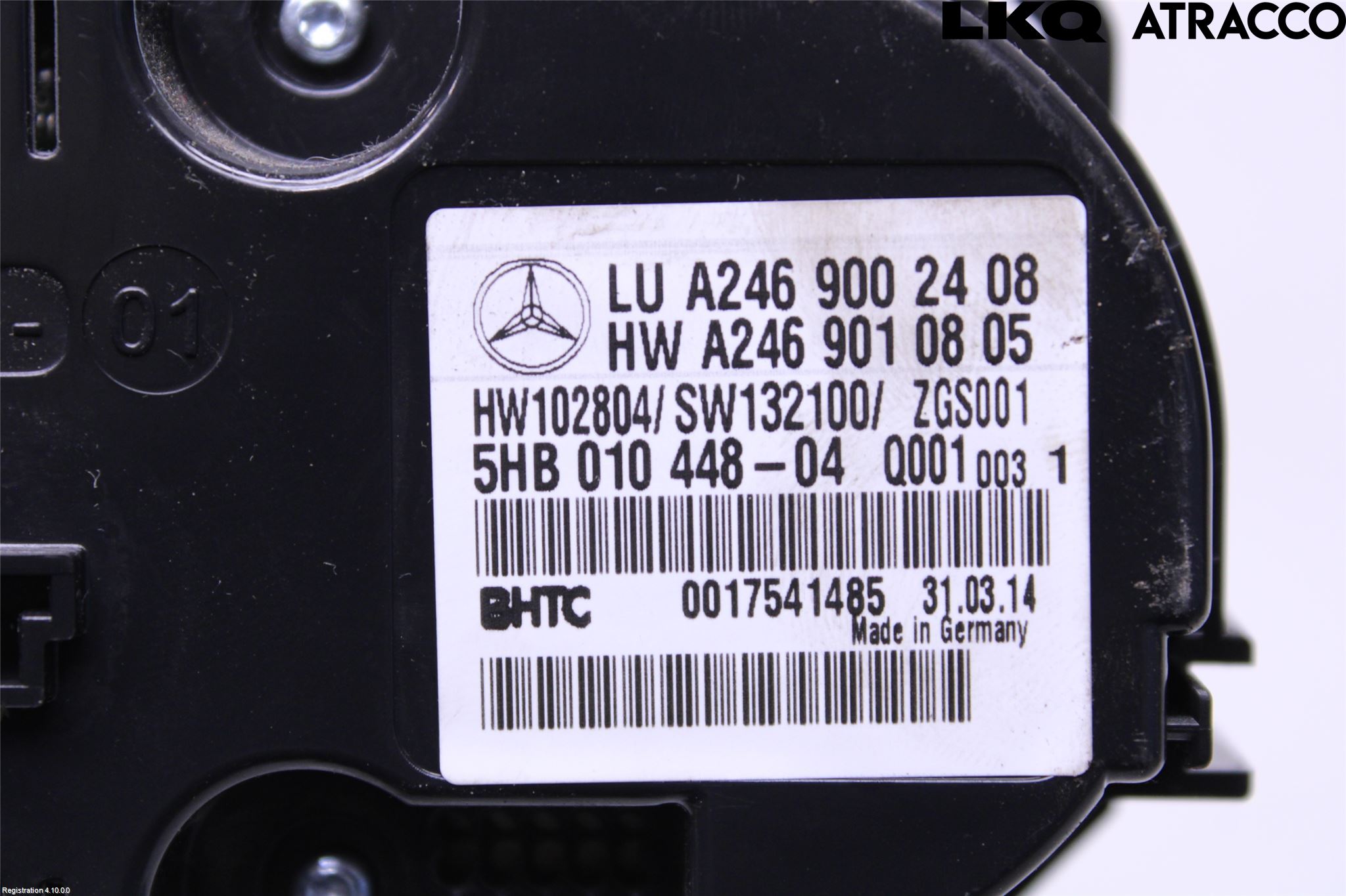 Mercedes-Benz MB B-KLASS (W246/W242) 12-19 Ac Styrenhet Ac Manöveren