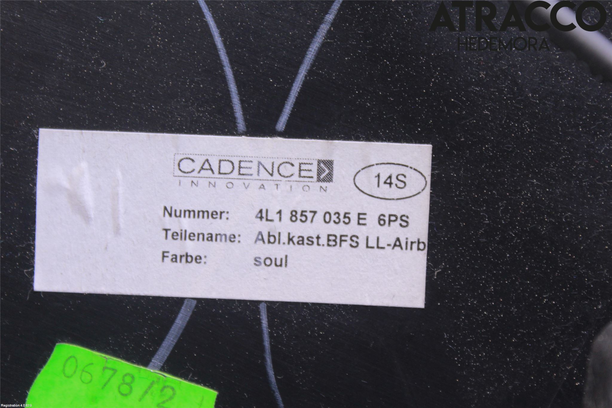 Audi Q7/SQ7 Handskfack