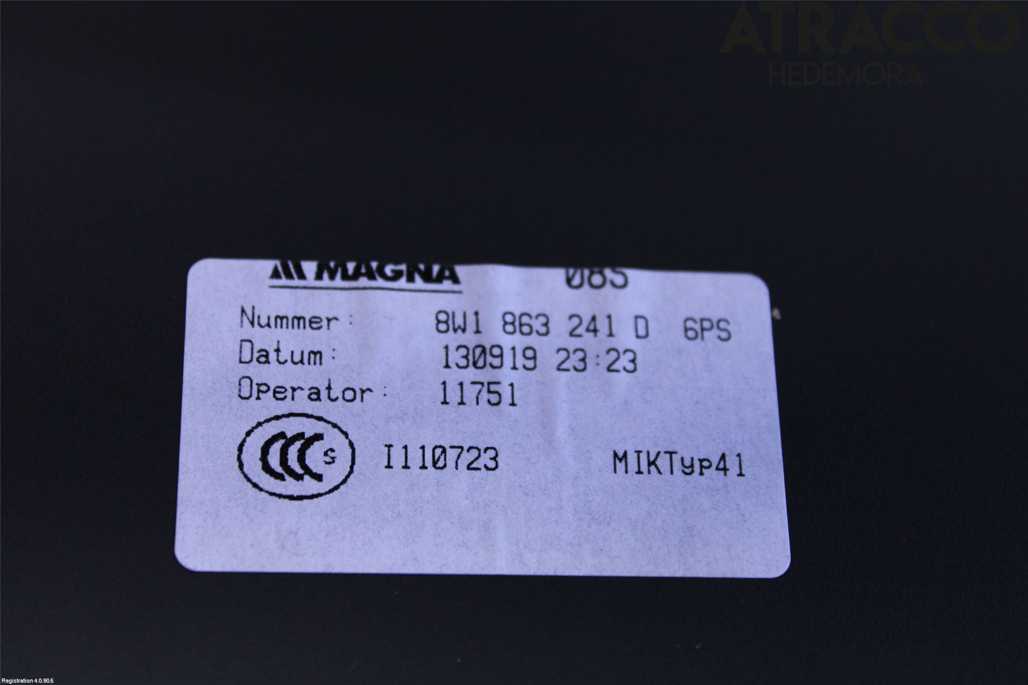 Audi A4 ALLROAD 17- Inr Tunnelfack