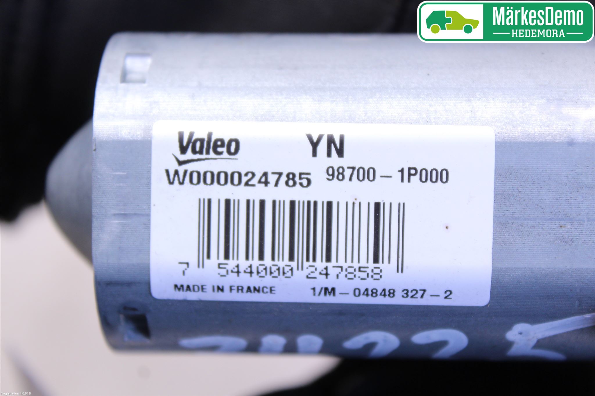 Kia VENGA 10-19 Torkarmotor Baklucka
