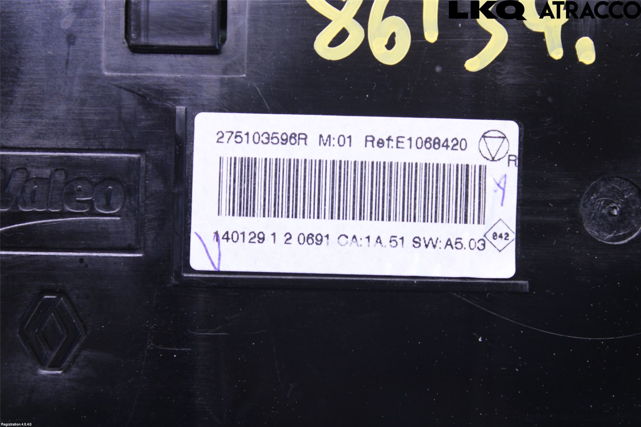 Renault MEGANE III 09-15 Ac Styrenhet Ac Manöveren