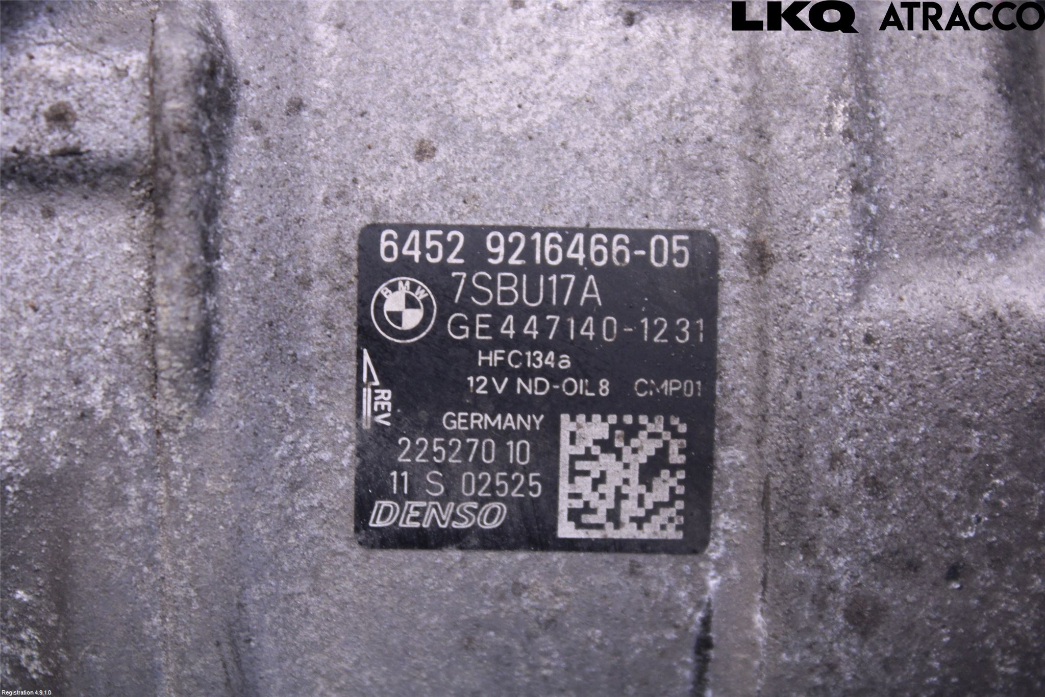 BMW 5 F10/F11/F18 09-17 Ac Kompressor