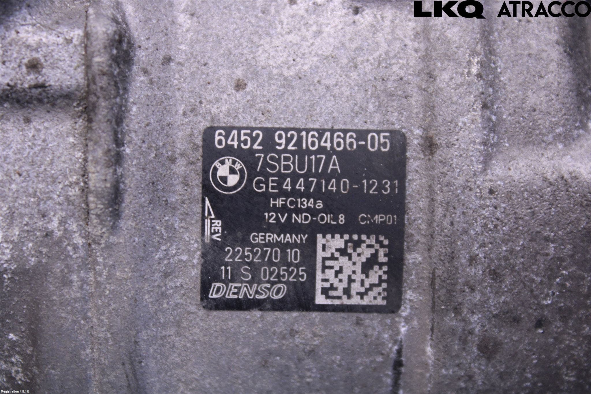 BMW 5 F10/F11/F18 09-17 Ac Kompressor