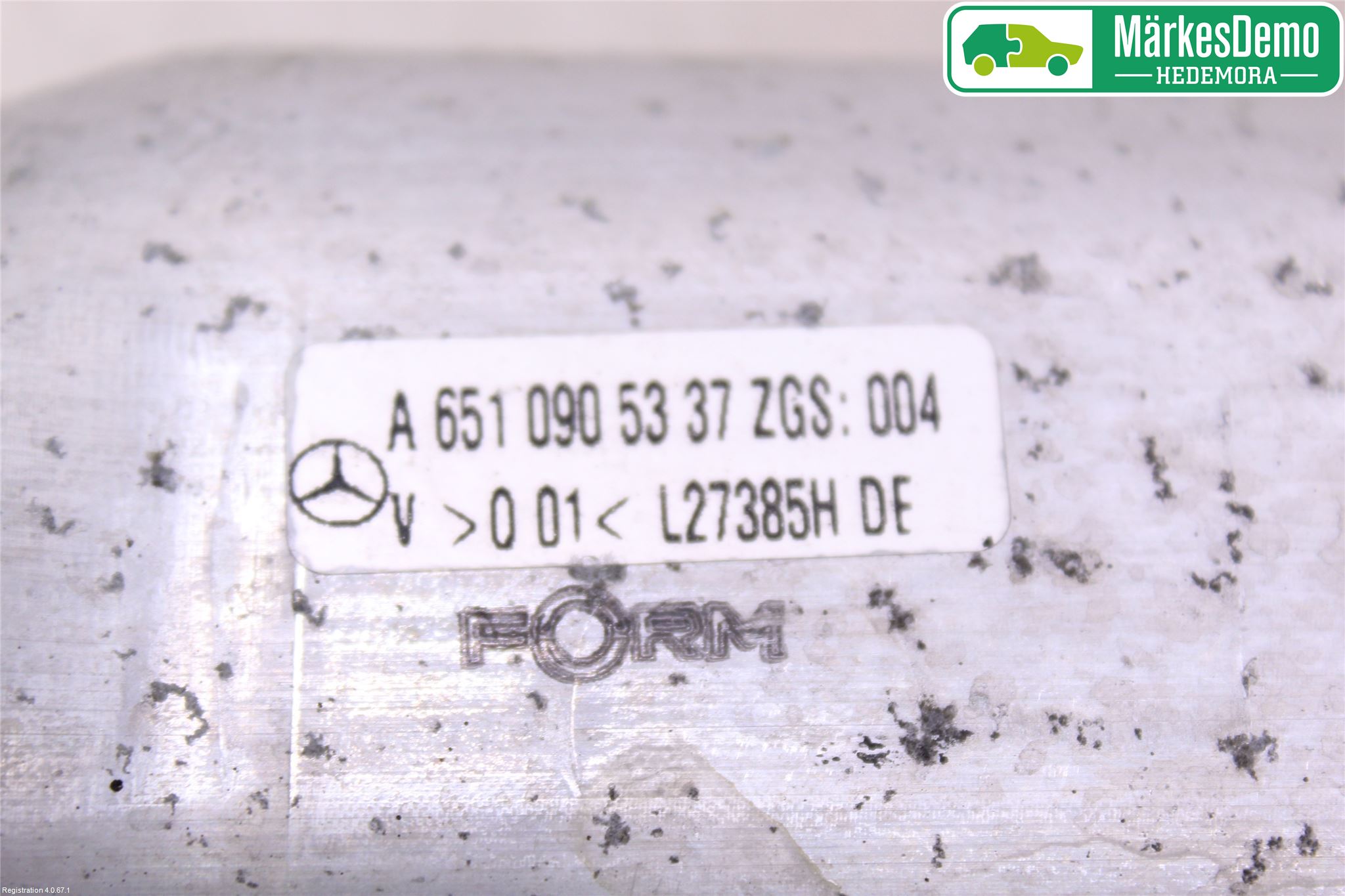 Mercedes-Benz MB C-KLASS (W205) 14-21 Laddluft-Intercoolerrör