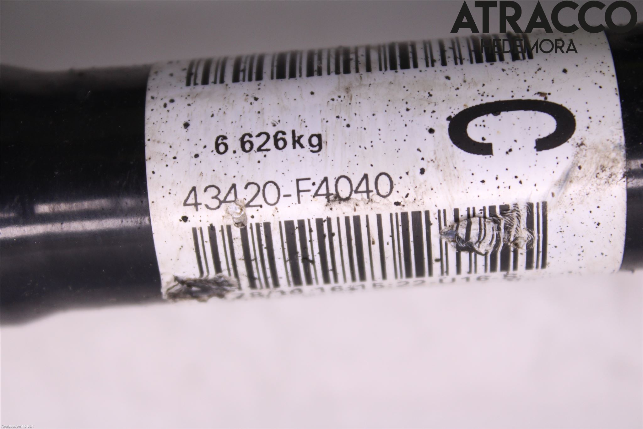Toyota C-HR 16-23 Drivaxel Fram Vänster