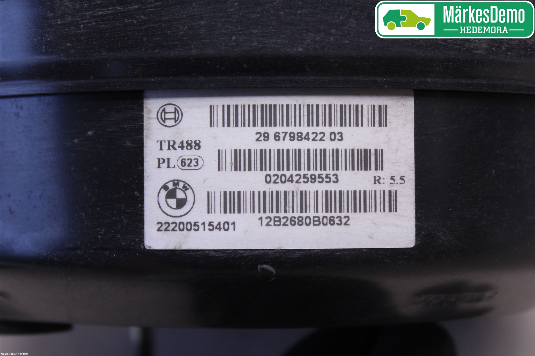 BMW 3 F30/F31/F80 12-19 Bromsservo