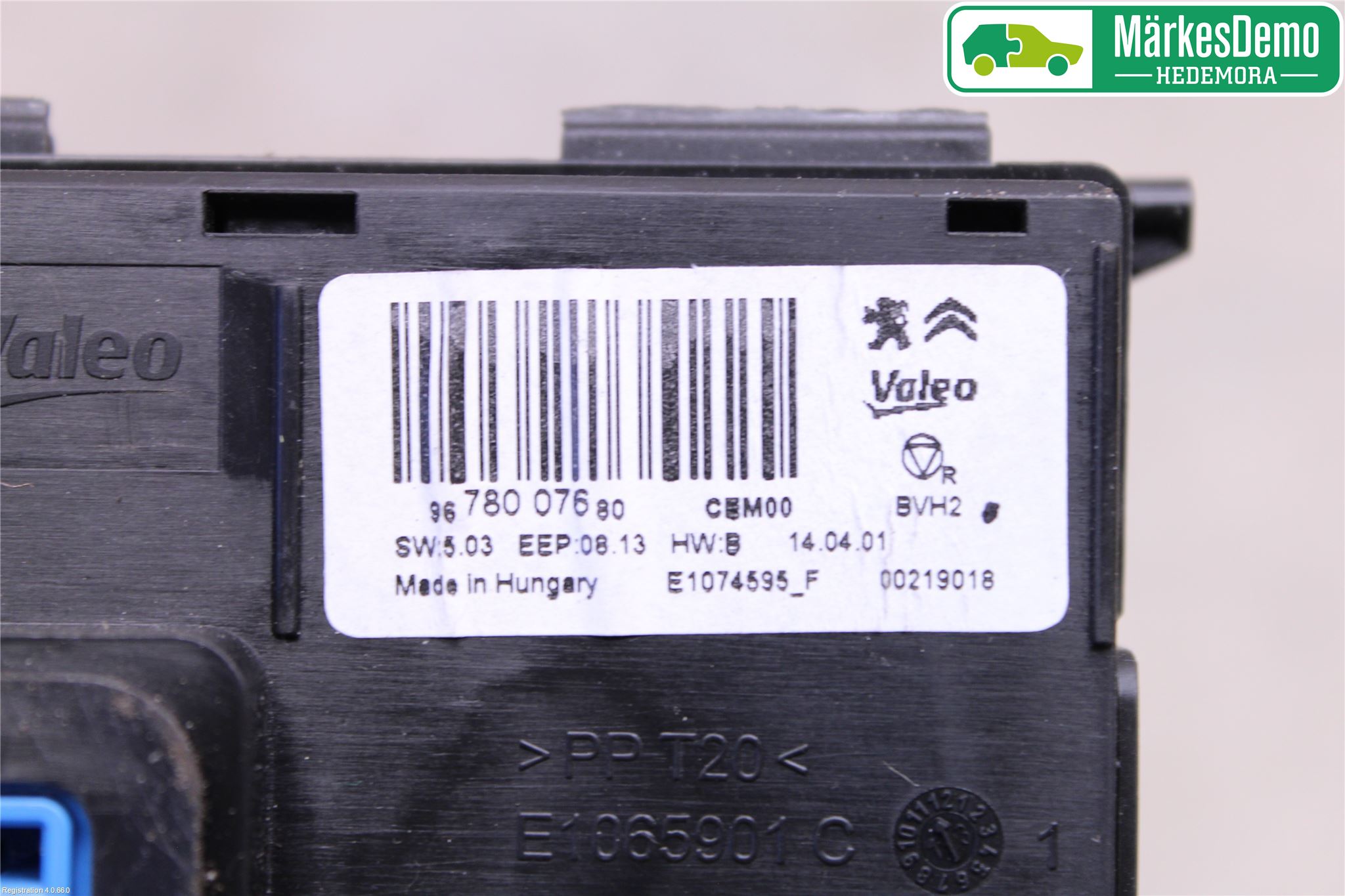 Citroen C4 CACTUS 14-20 Ac Styrenhet Ac Manöveren