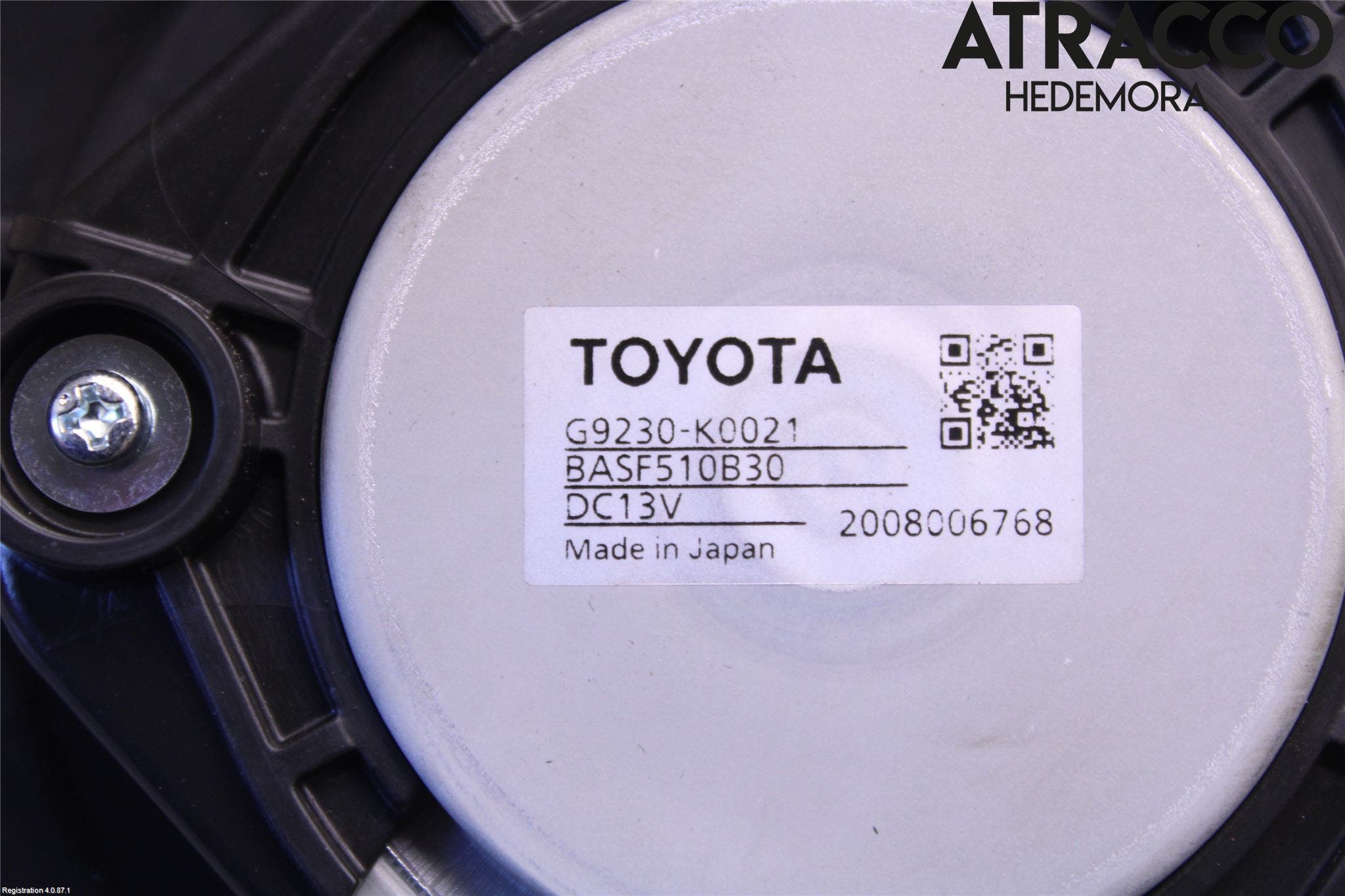 Toyota YARIS XP21 20- Kylfläkt El