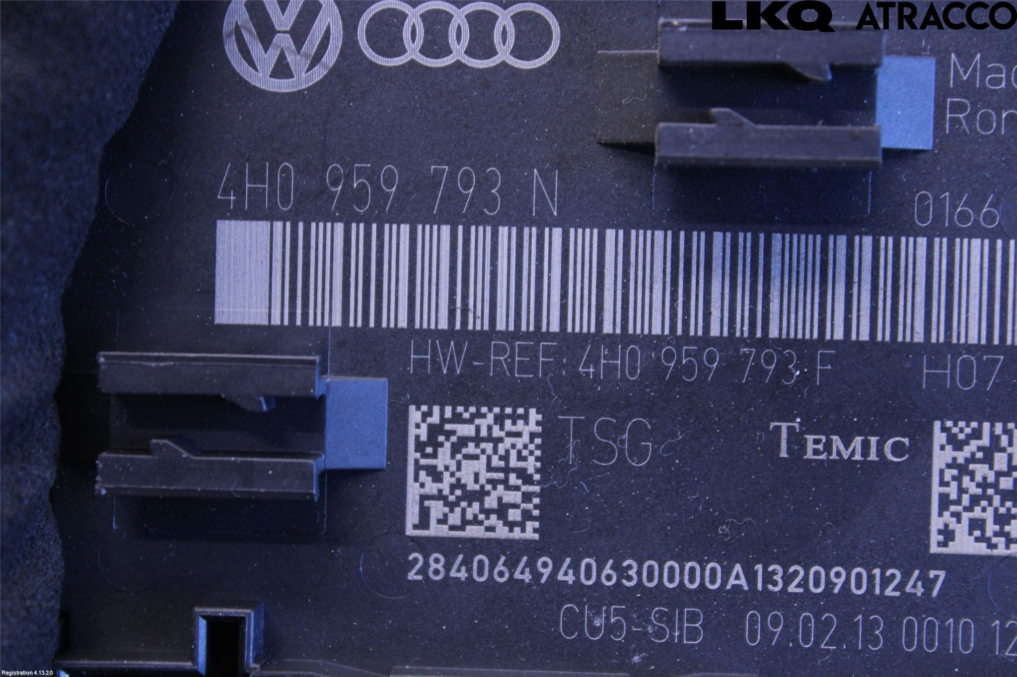 Volkswagen VW TOUAREG 7P 11-18 Styrenhet Dörr