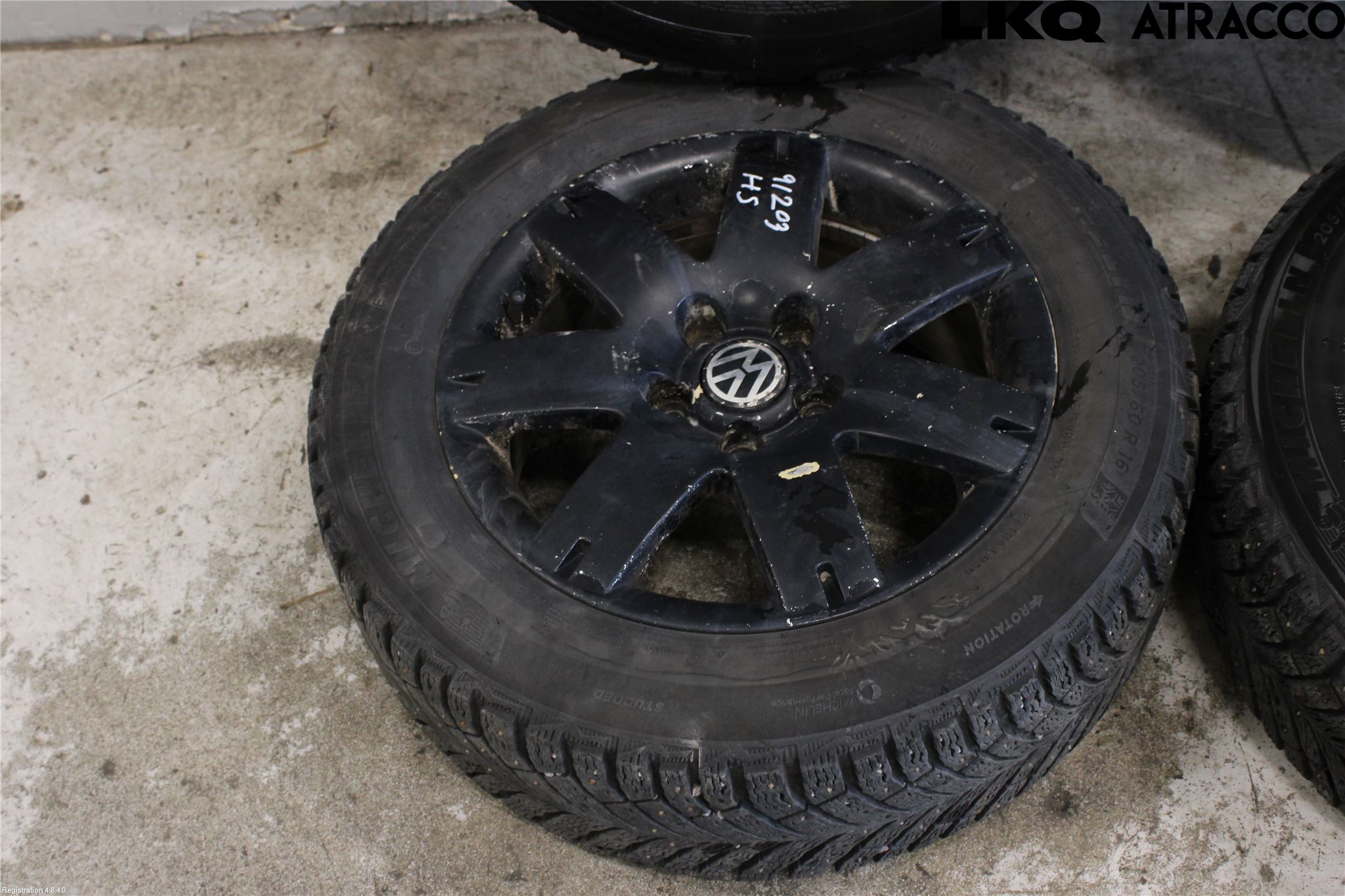 Audi A4/S4 05-07 Vinterdäck Alumfälg 4St