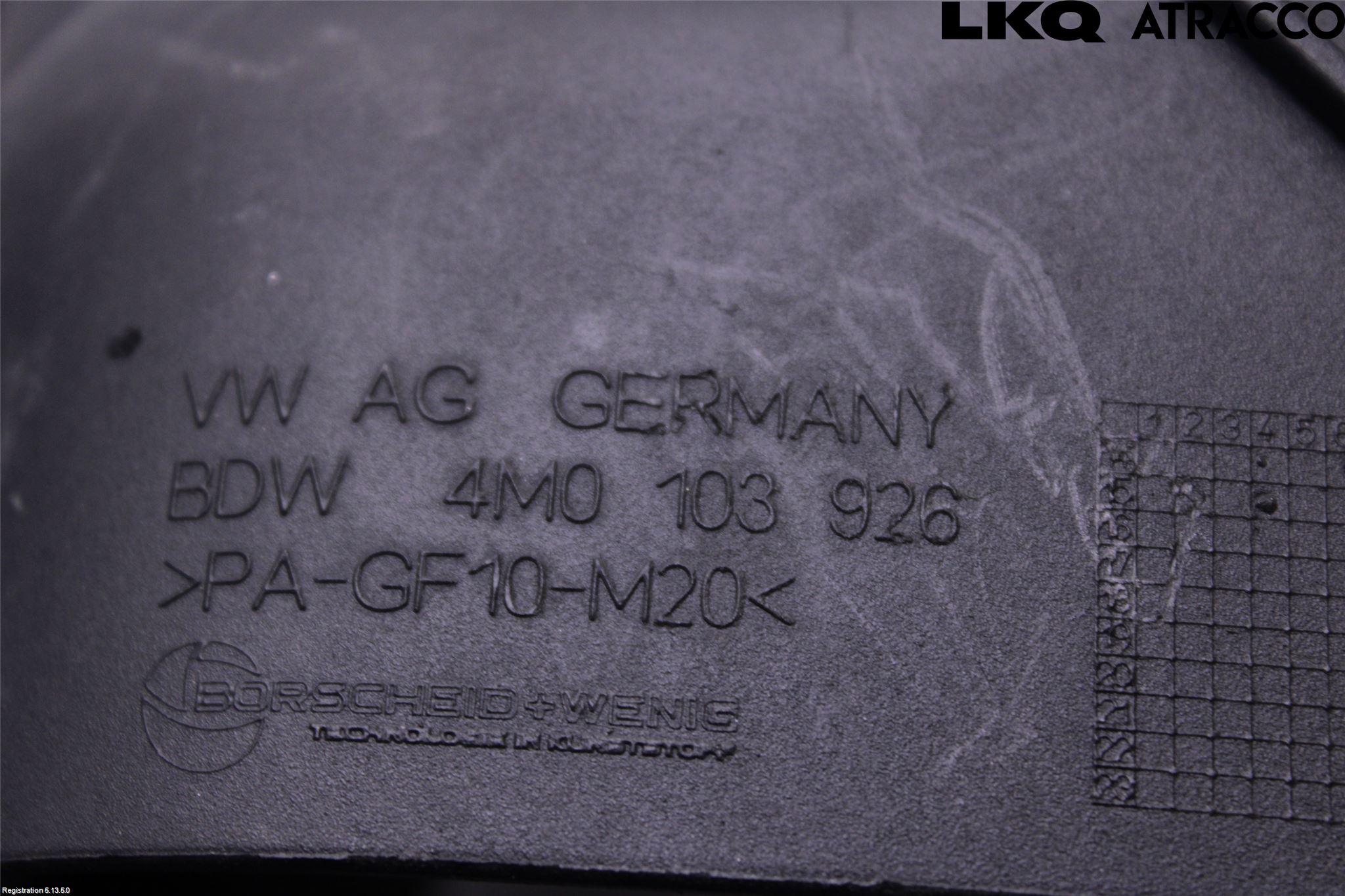 Audi Q7/SQ7 Motorkåpa
