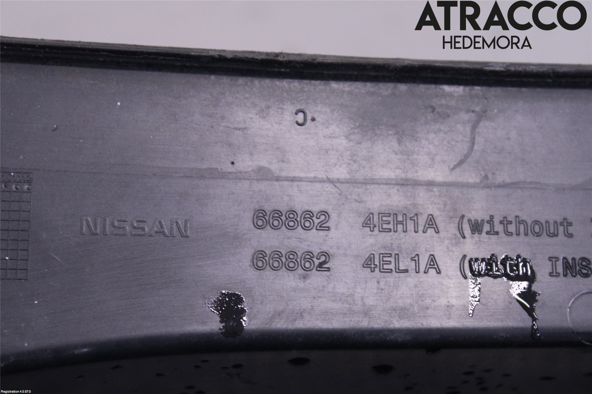 Nissan QASHQAI 14-17 Torpedplåt-Torpedplast