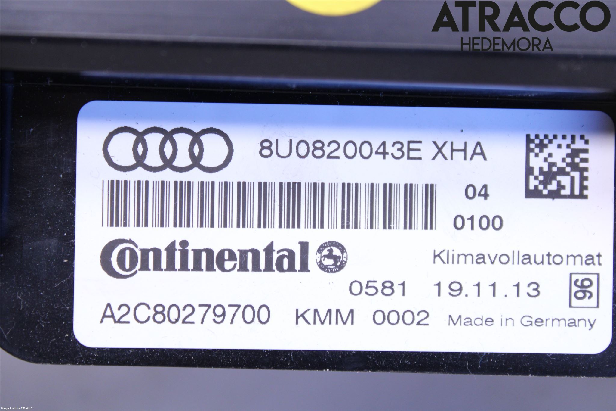 Audi Q3 8U 12-18 Ac Styrenhet Ac Manöveren