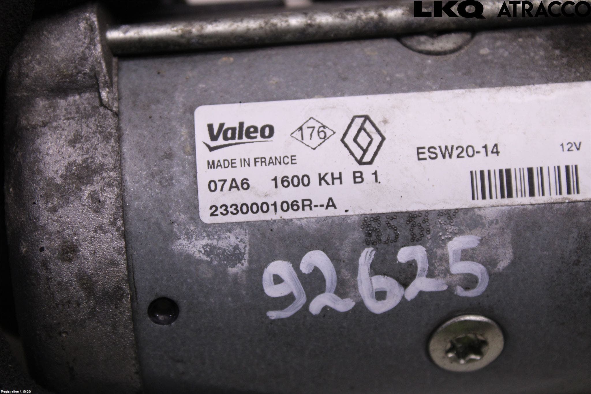 Renault TRAFIC/E-TECH 15- Startmotor Diesel