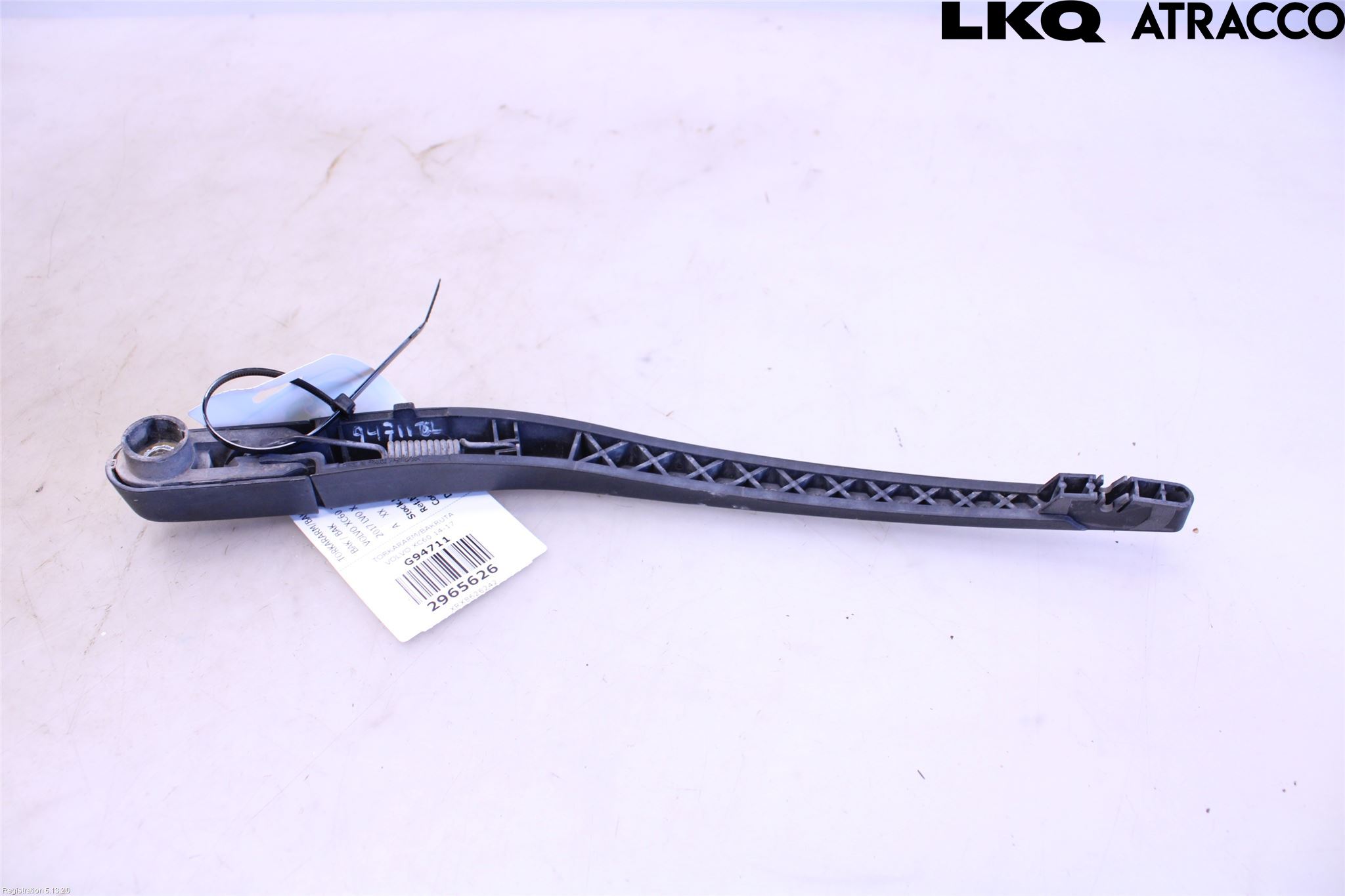 Volvo XC60 14-17 Torkararm-Bakruta