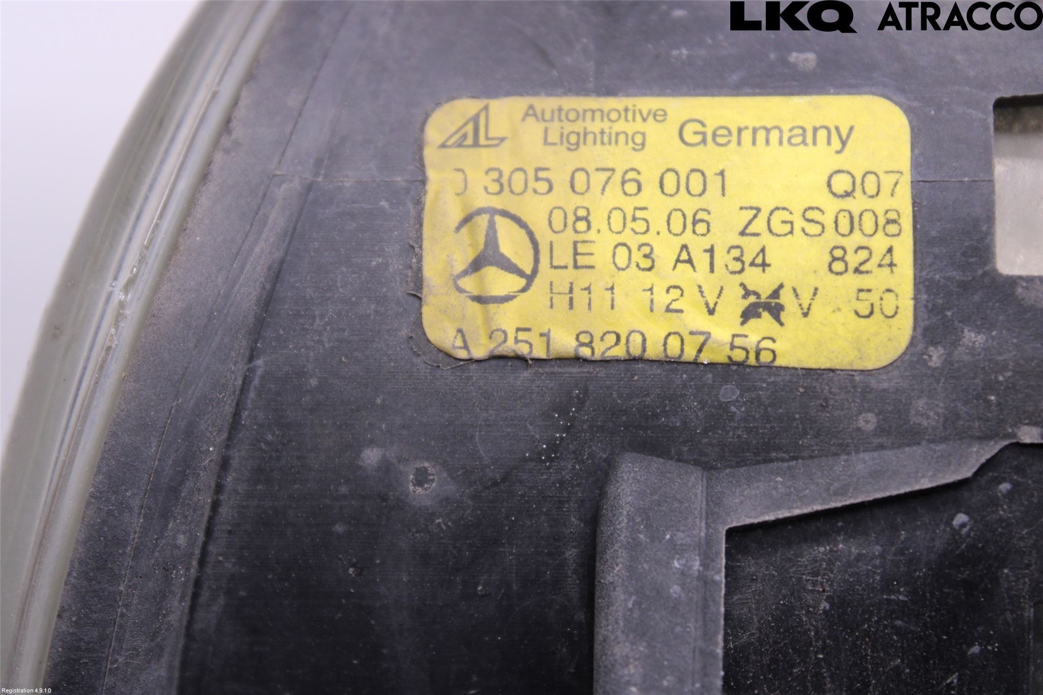 Mercedes-Benz MB S-KLASS (W221) 05-13 Dimljus-Varselljus Fram