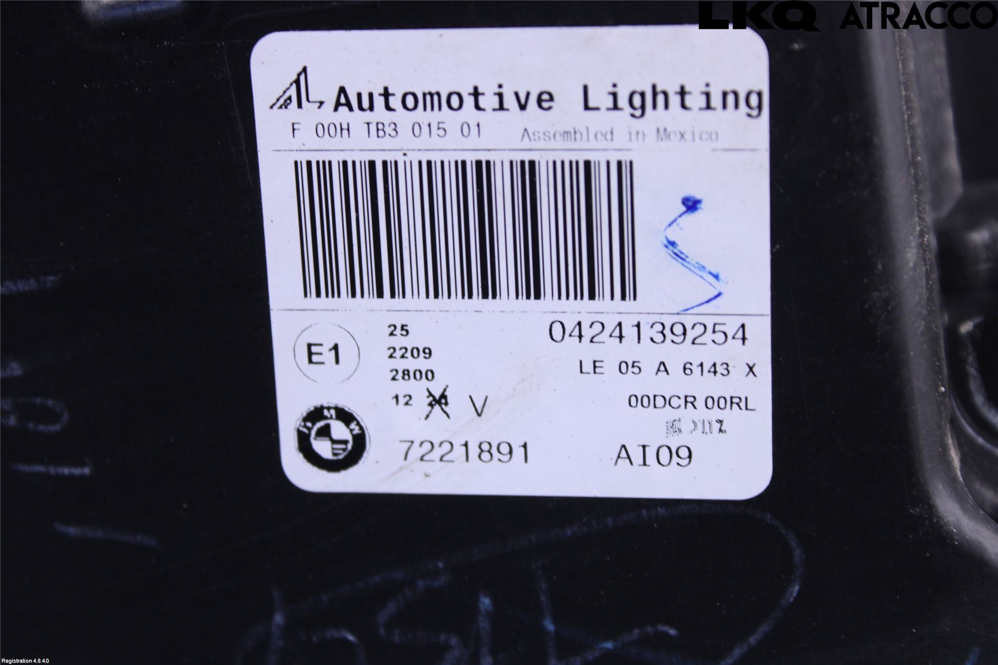 BMW X5 E70 07-13 Strålkastare Vänster