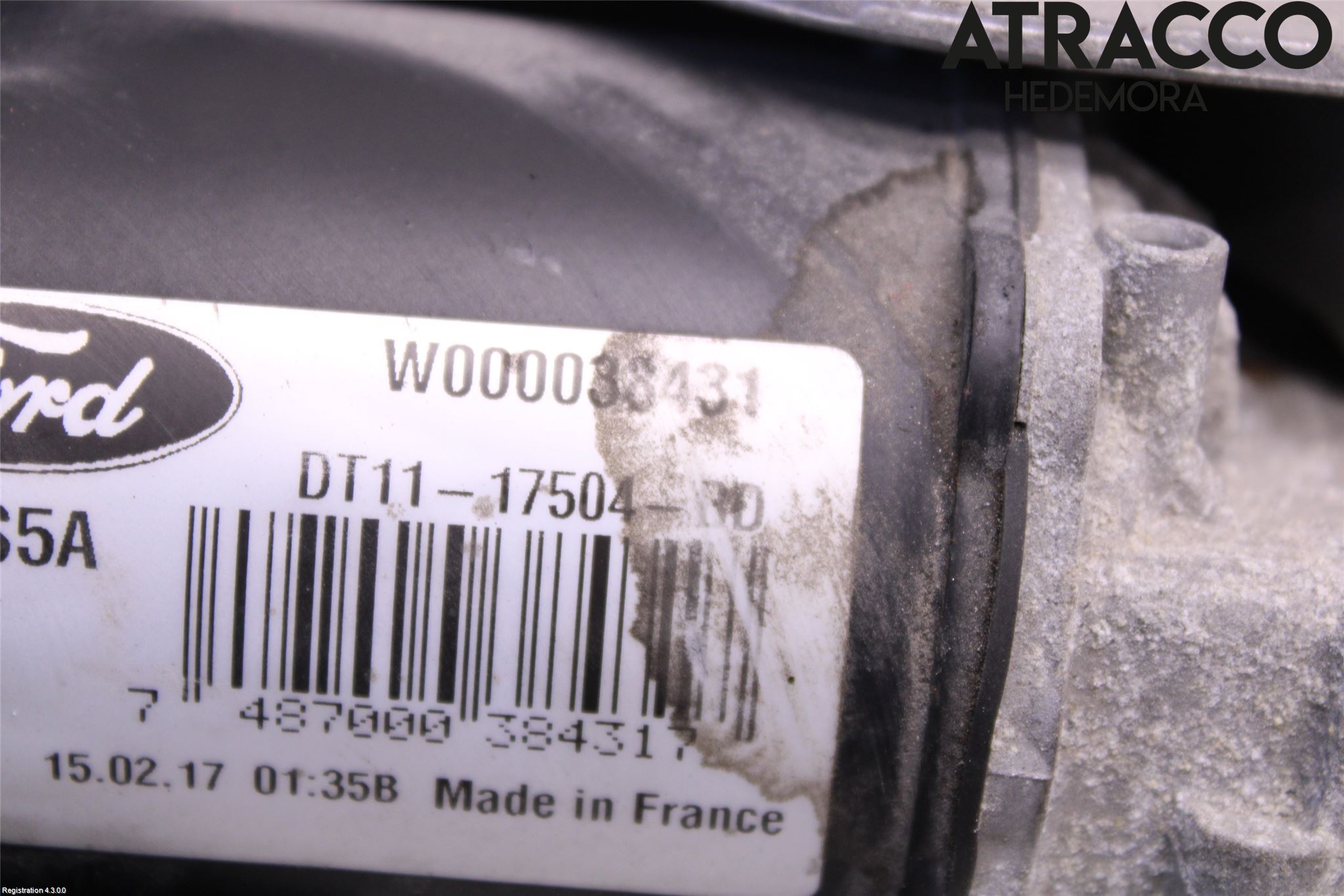 Ford TRANSIT/TOURNEO CONNECT 13-22 Torkarmotor Vindruta