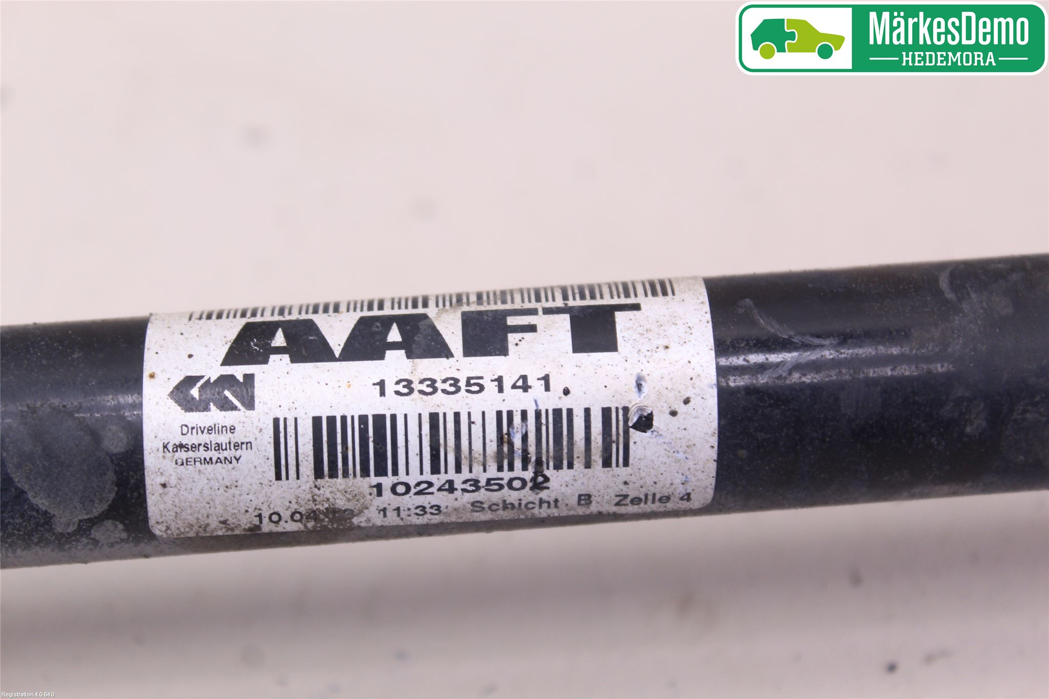 Opel ASTRA J 10-15 Drivaxel Fram Höger