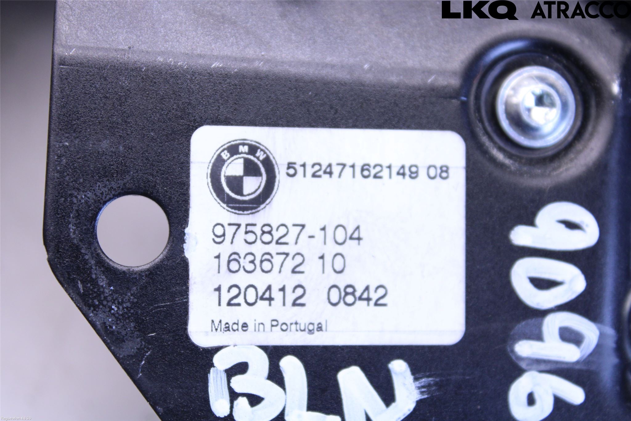 BMW X5 E70 07-13 Bakluckehandtag Inre