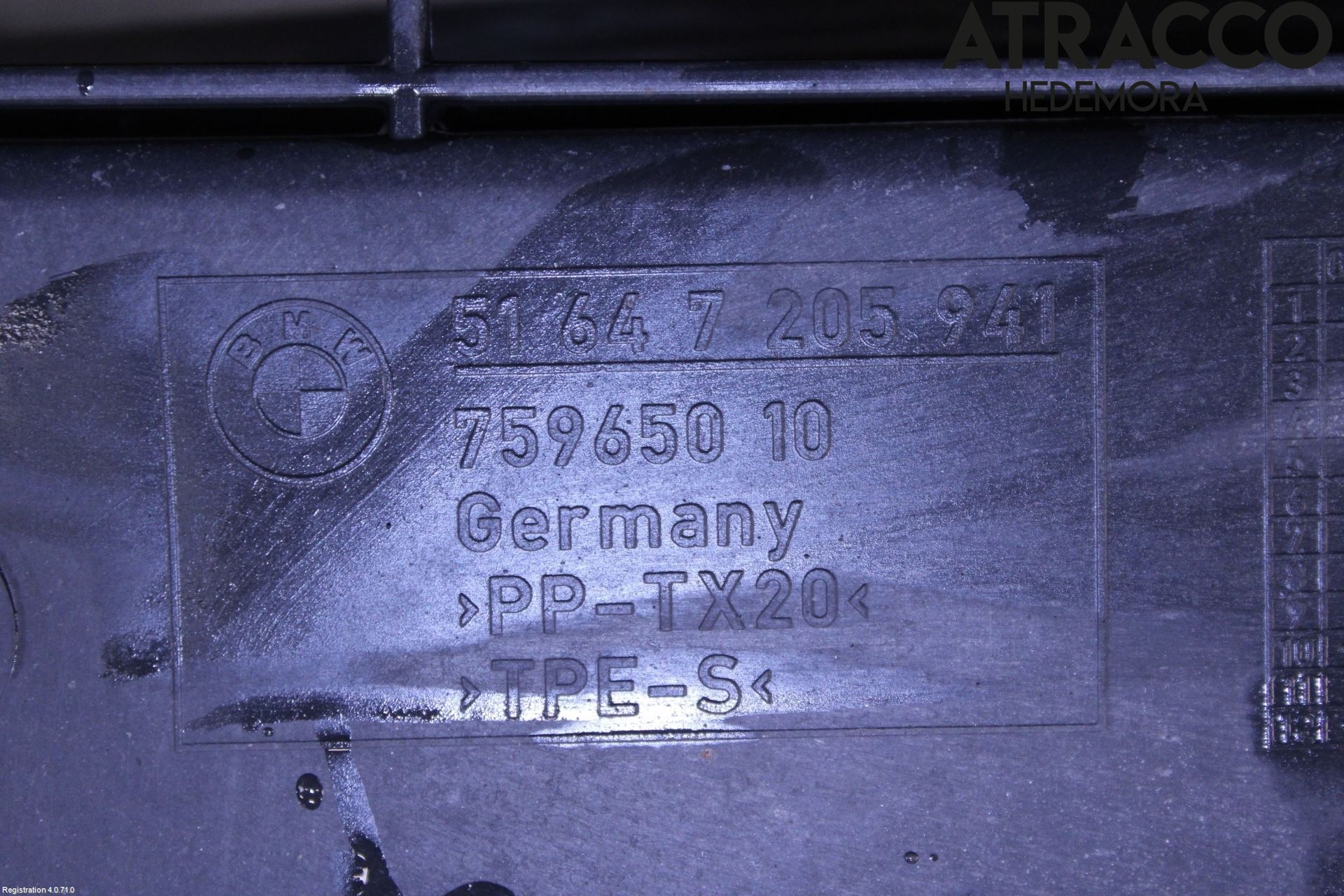 BMW X6 E71/E72   08-14 Deflektor Plåt-Plast Kylning