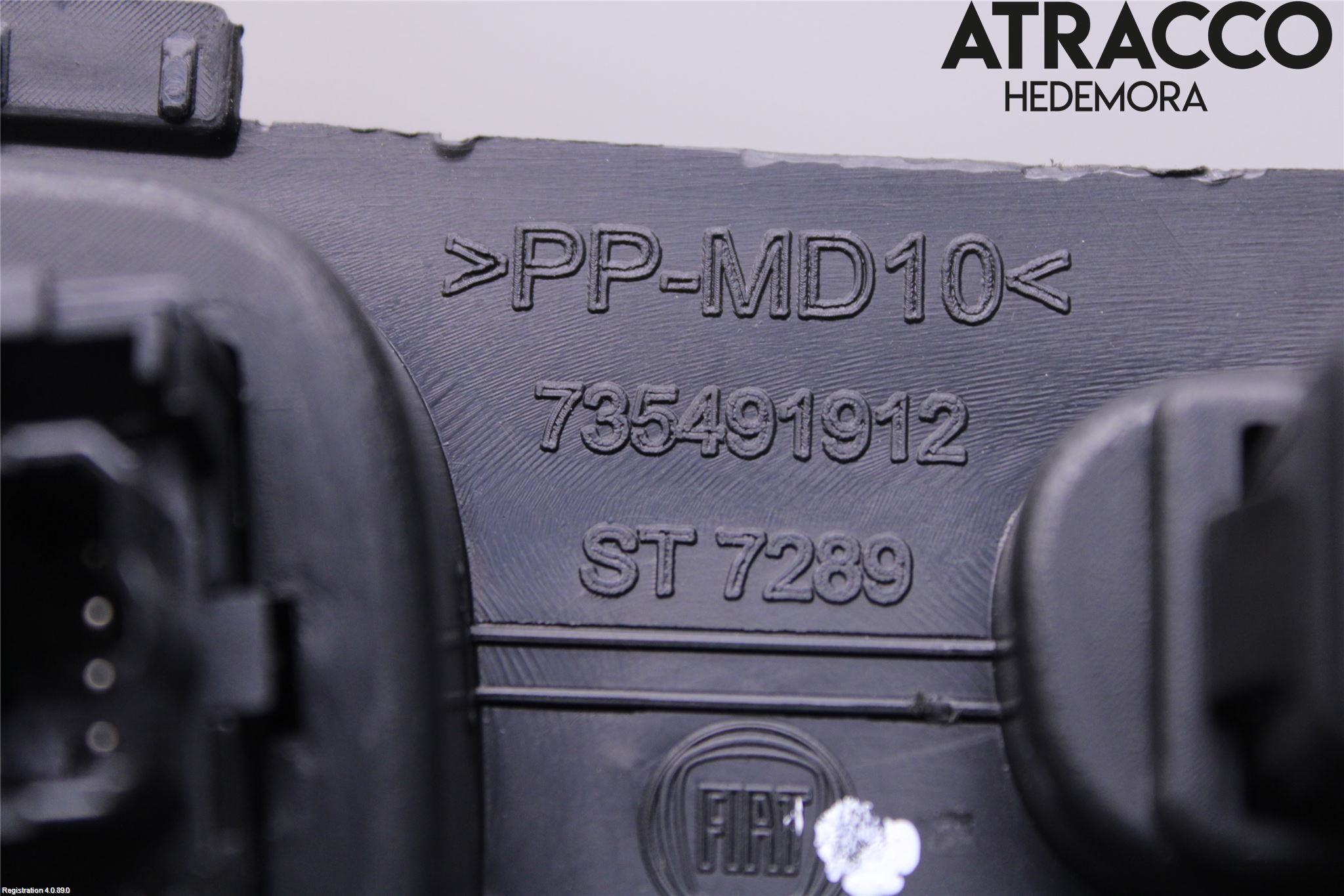 Fiat PANDA 12- Inredning Sarg Växelspak