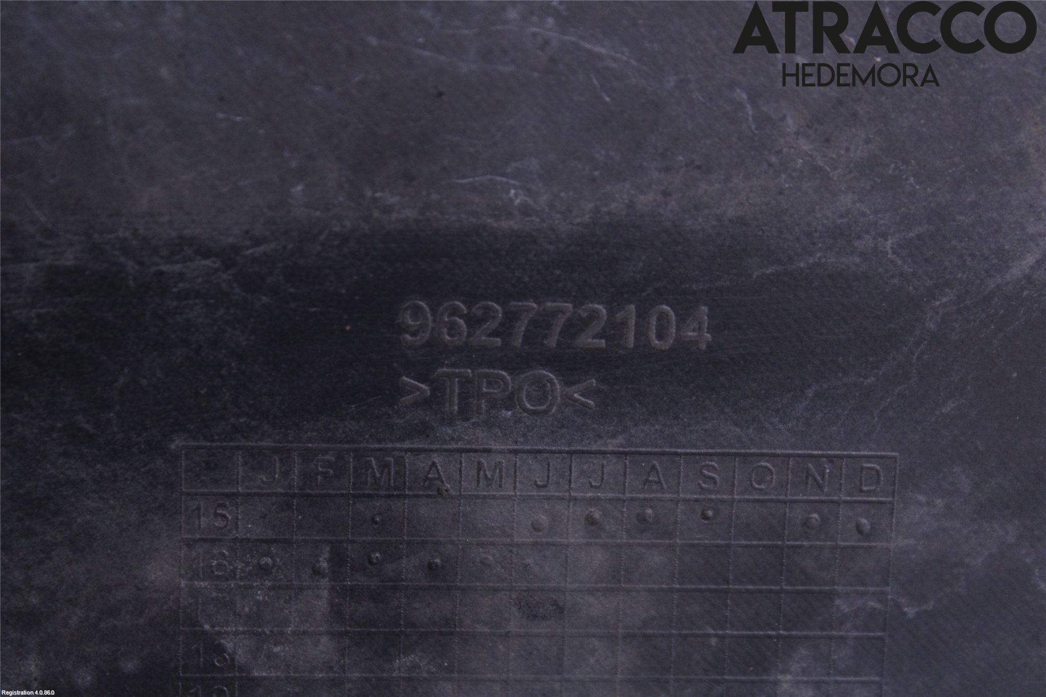 Chevrolet CAMARO Hasplåt Plåt-Plast