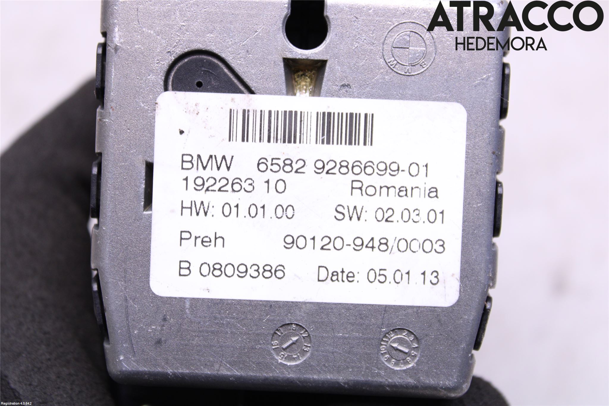 BMW 5 F10/F11/F18 09-17 Strömställare Färddator