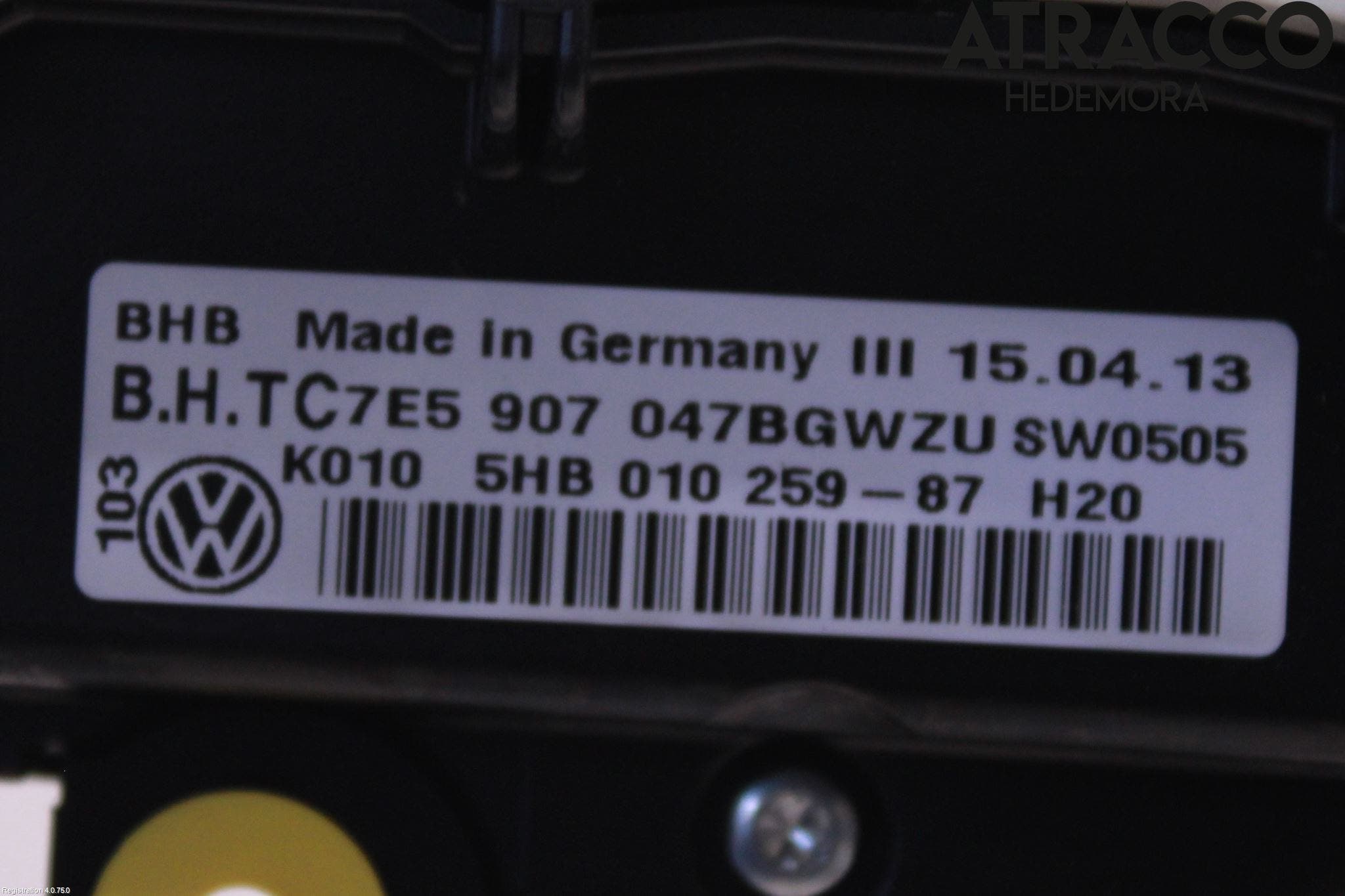 Volkswagen VW TRANSP/CARAVELLE (T5) 04-15 Ac Styrenhet Ac Manöveren